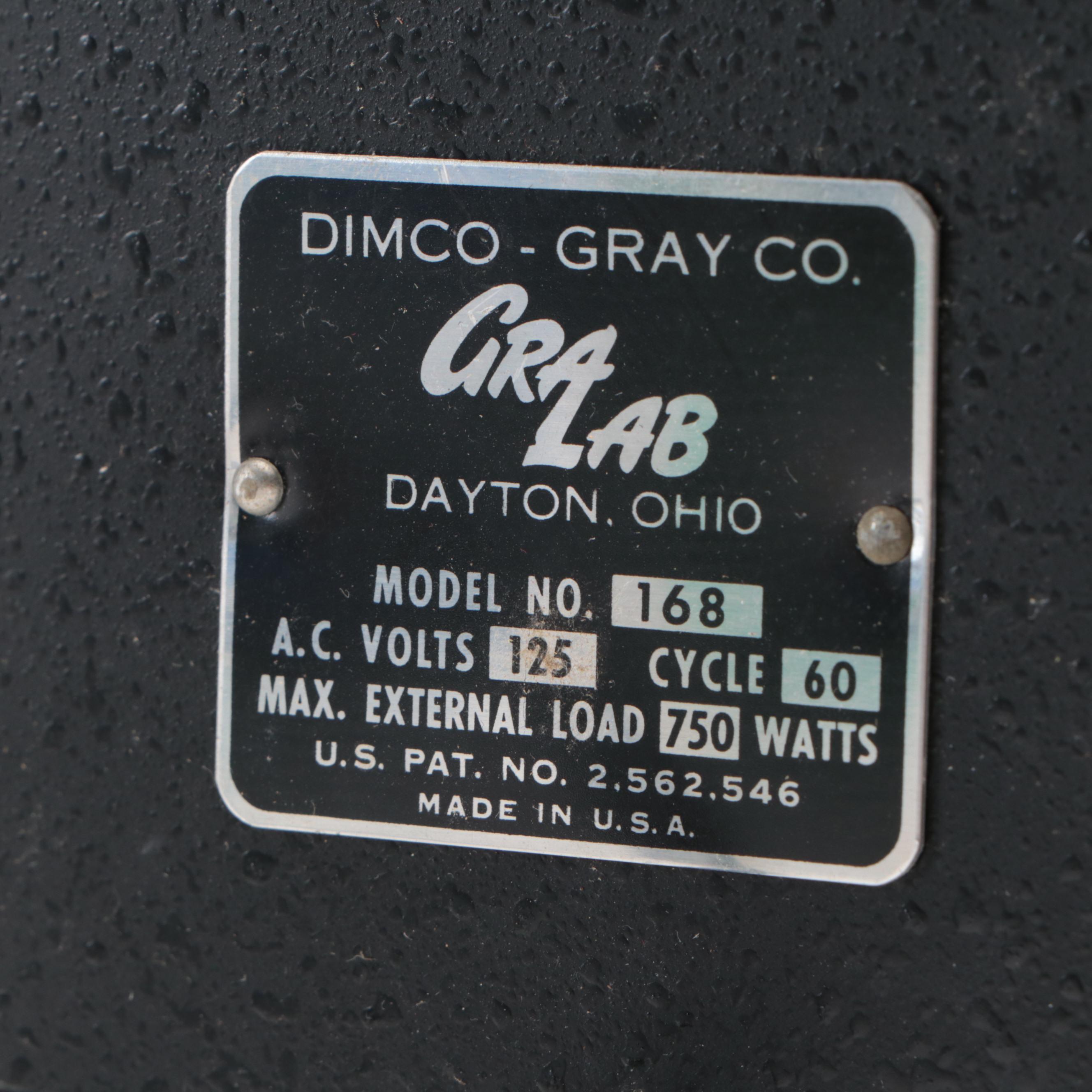 Eastman Kodak Co. Metal Timer with Dimco-Gray Company Universal Timer