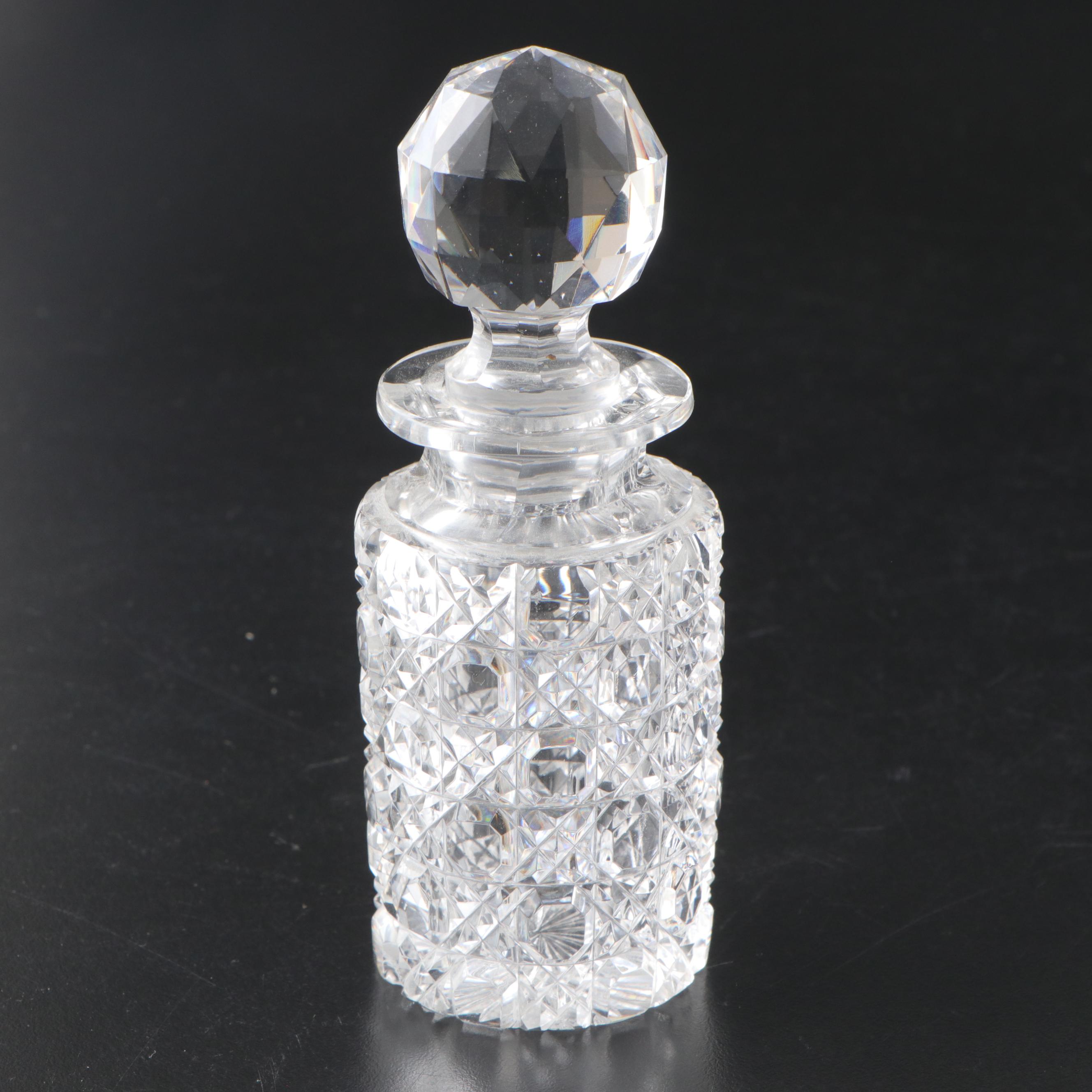 American Brilliant Style Cut Glass and Crystal Perfume Bottles, 20th Century