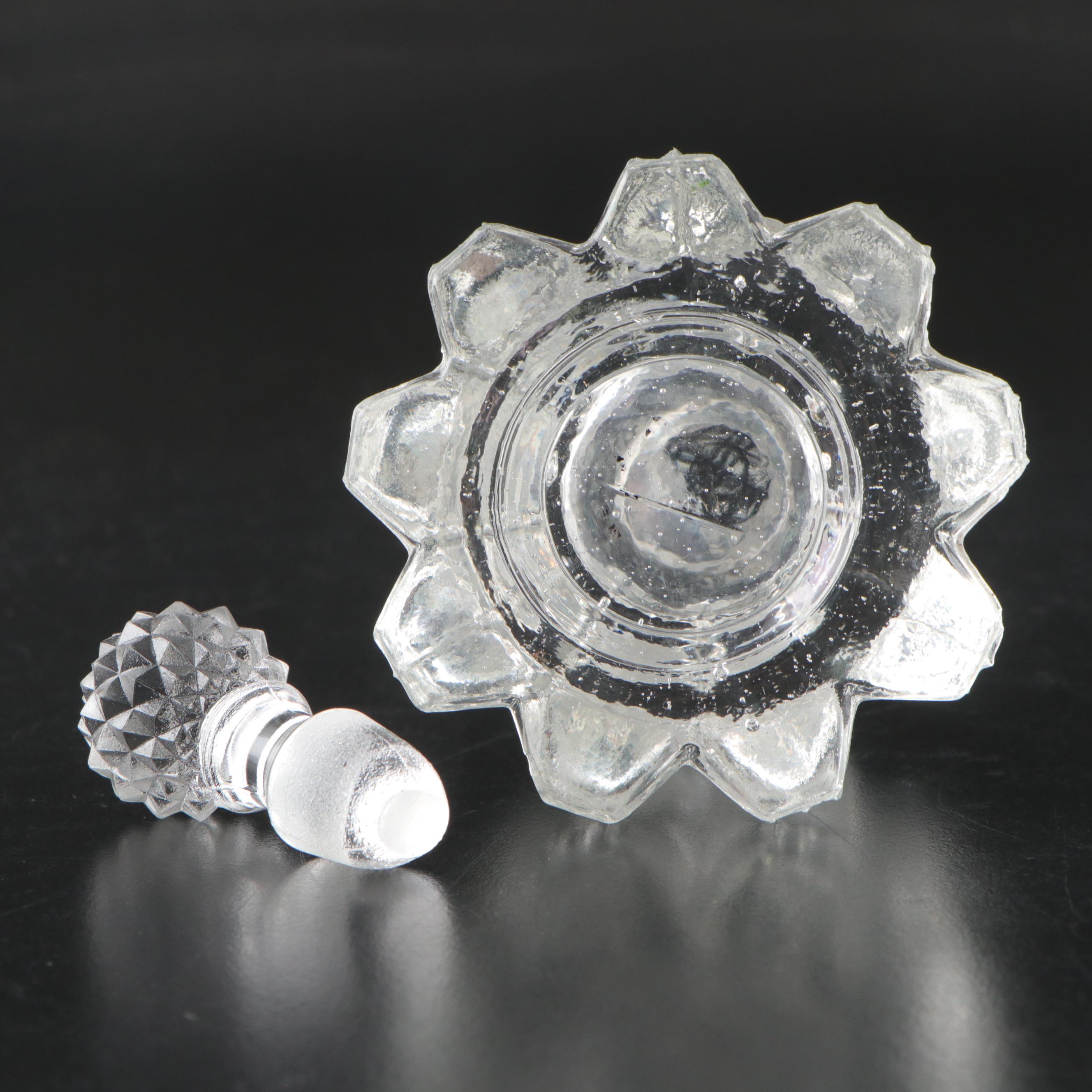 American Brilliant Style Cut Glass and Crystal Perfume Bottles, 20th Century