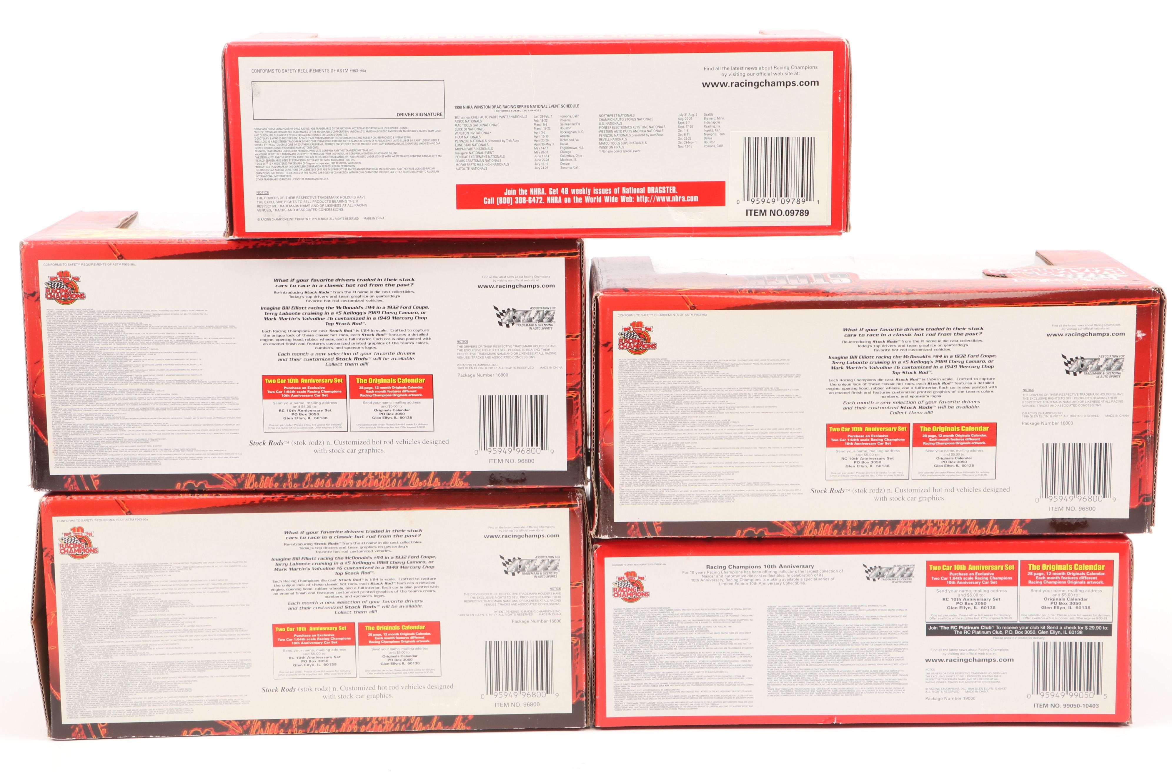 Racing Champions Diecast Model NASCAR Stock Rods, Stock Car and More