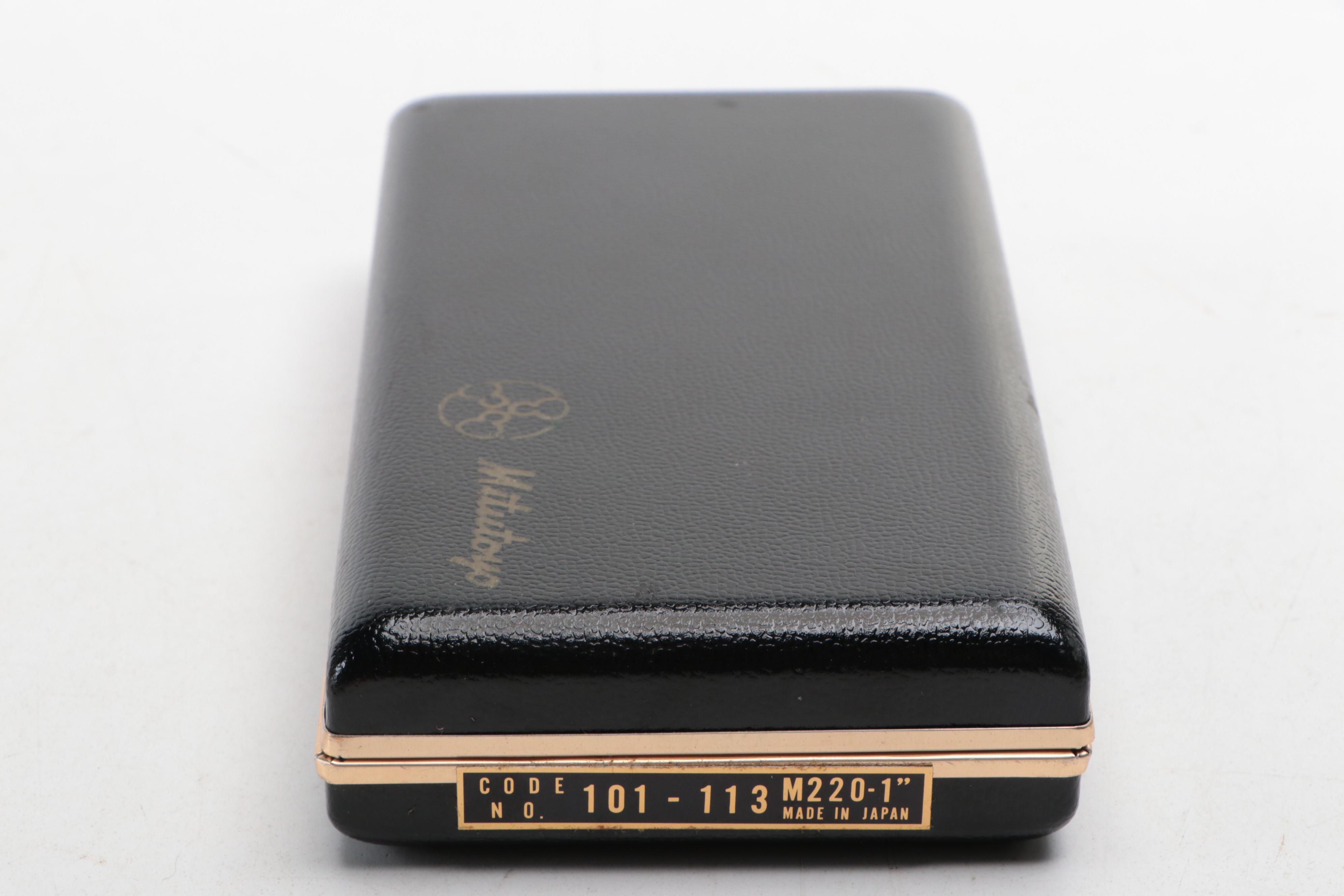 Mitutoyo and Federal Products Corp Metal Micrometers