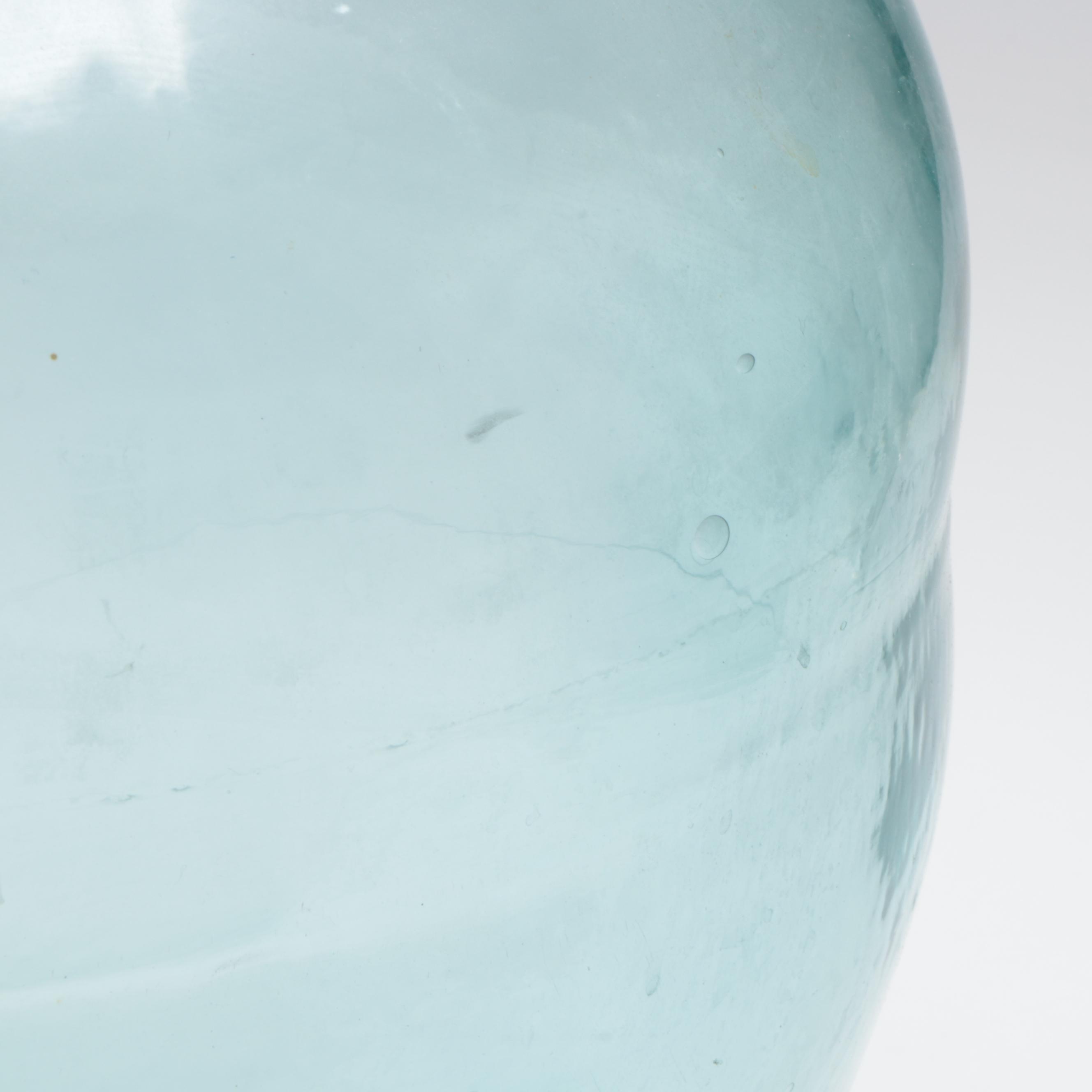 Handmade Blown Glass Carboy, Antique