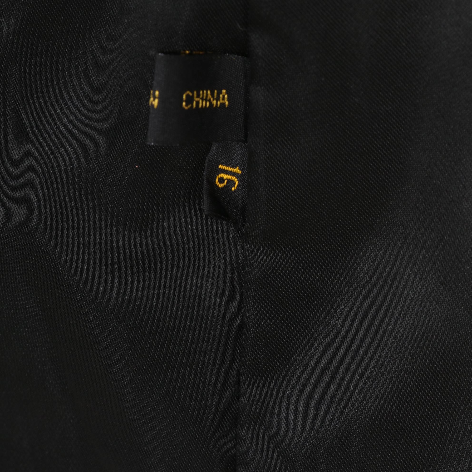 Mahogany Mink Fur Jacket With Fox Collar By Henig Furs, Size 16