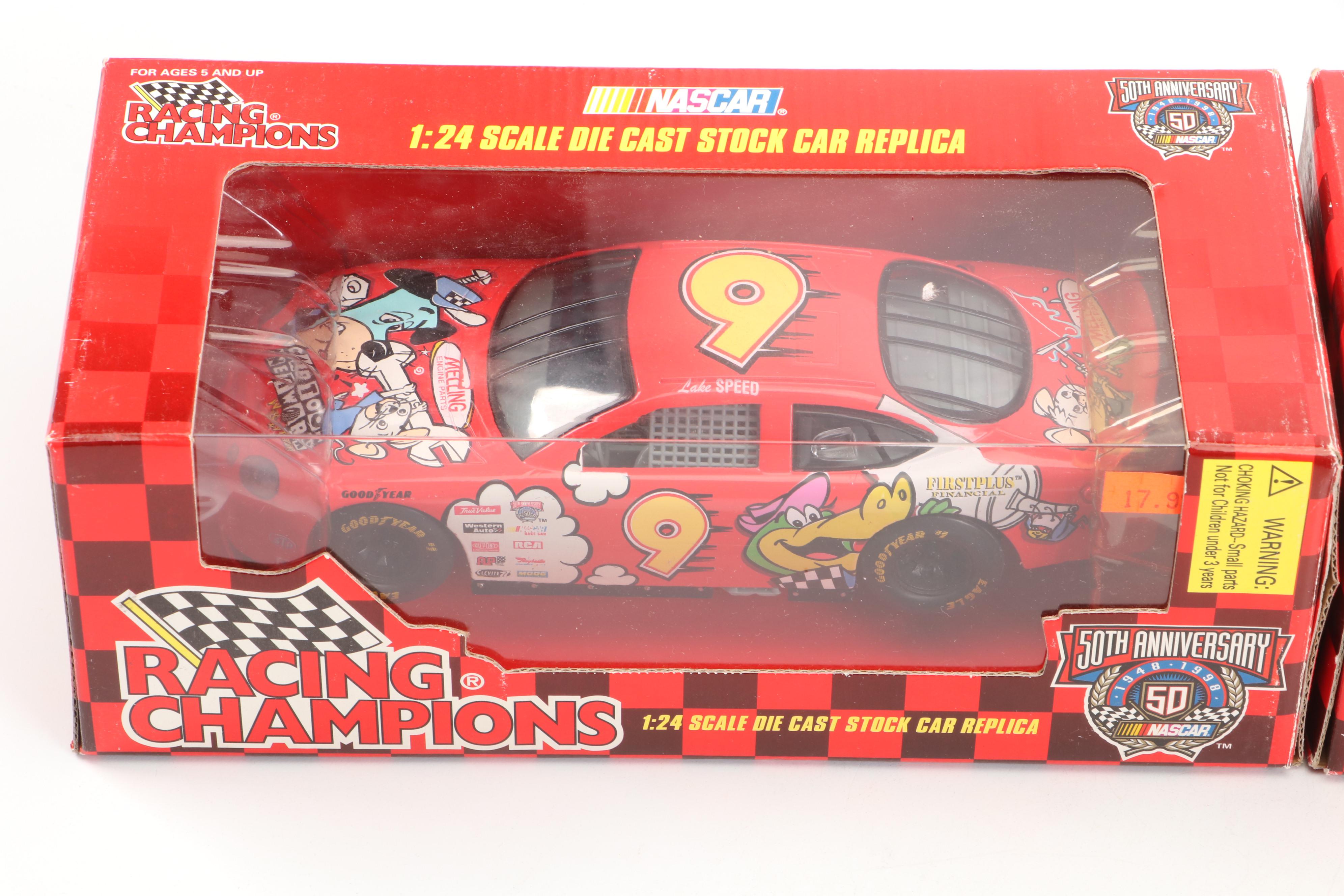 Racing Champions 50th Anniversary NASCAR 1:24 Scale Diecast Cars, 1990s