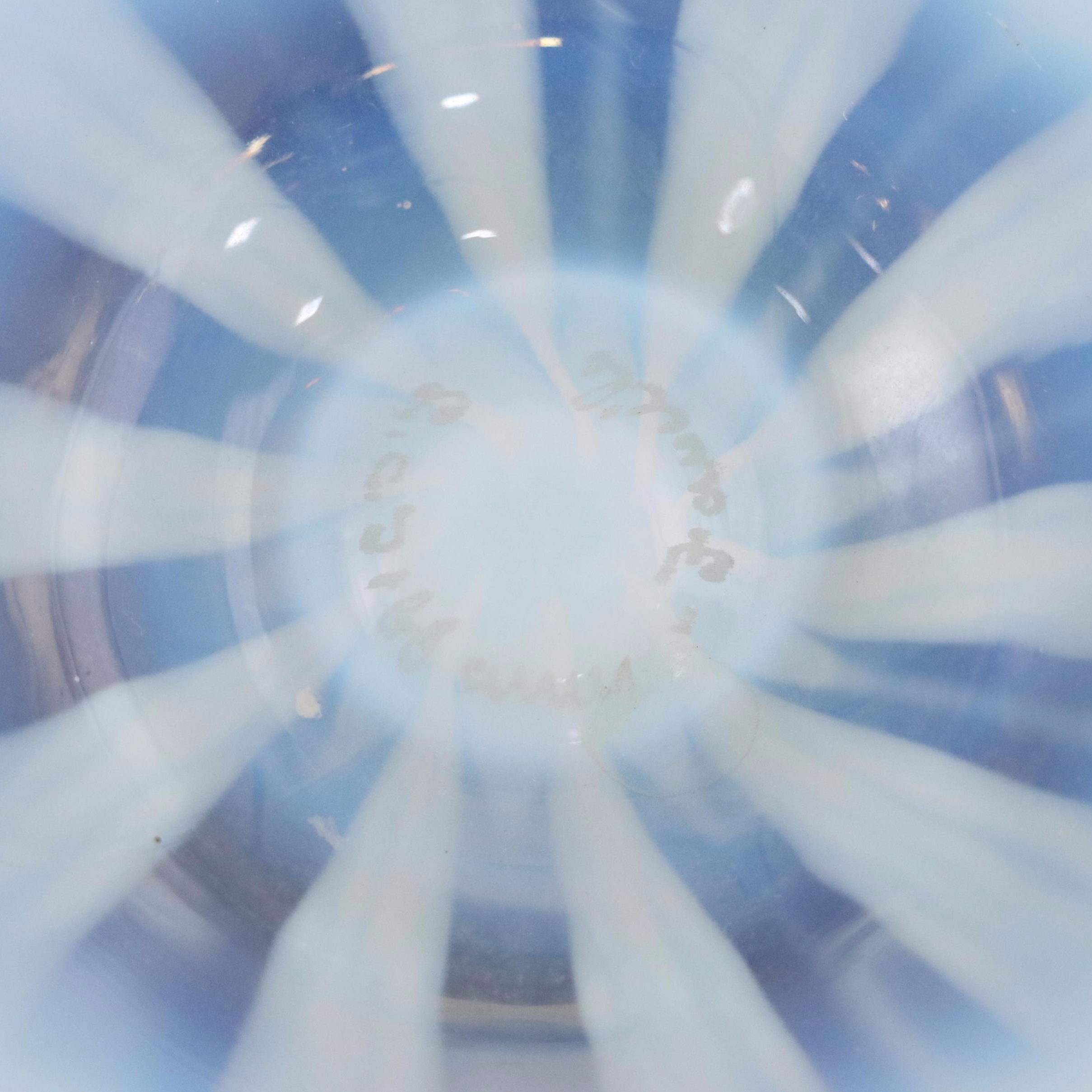 Louis Comfort Tiffany Favrile Opalescent Art Glass Stemware, Early 20th Century