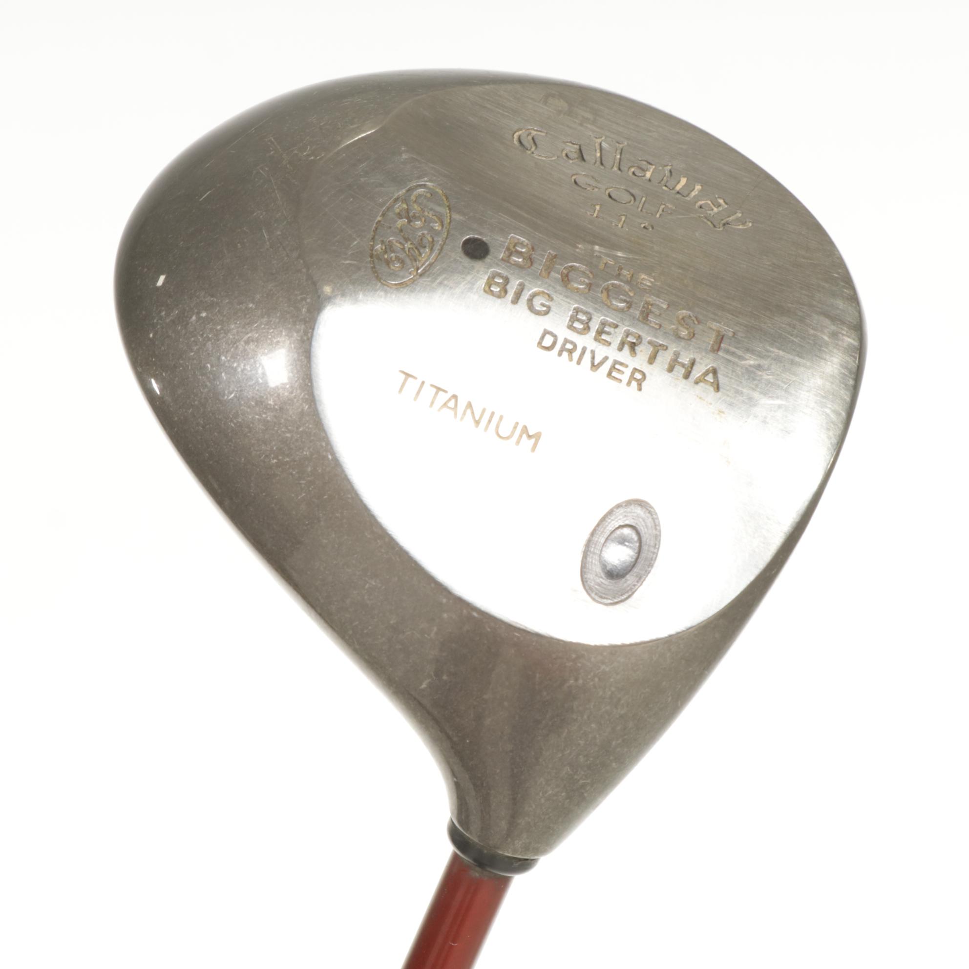 Leyland, Tommy Armour, and Other Golf Clubs with Lynx Bag