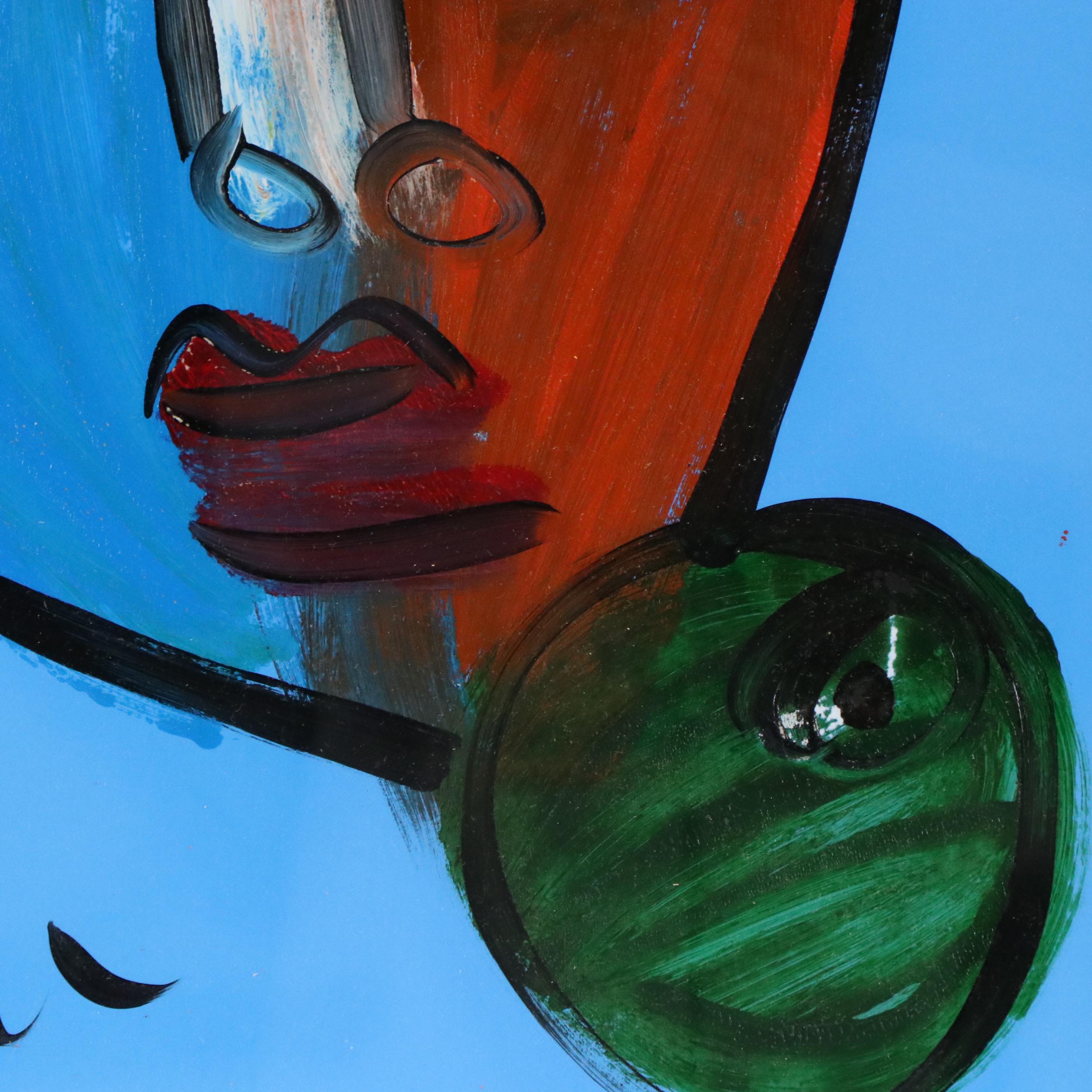 Peter Robert Keil Stylized Acrylic Portrait