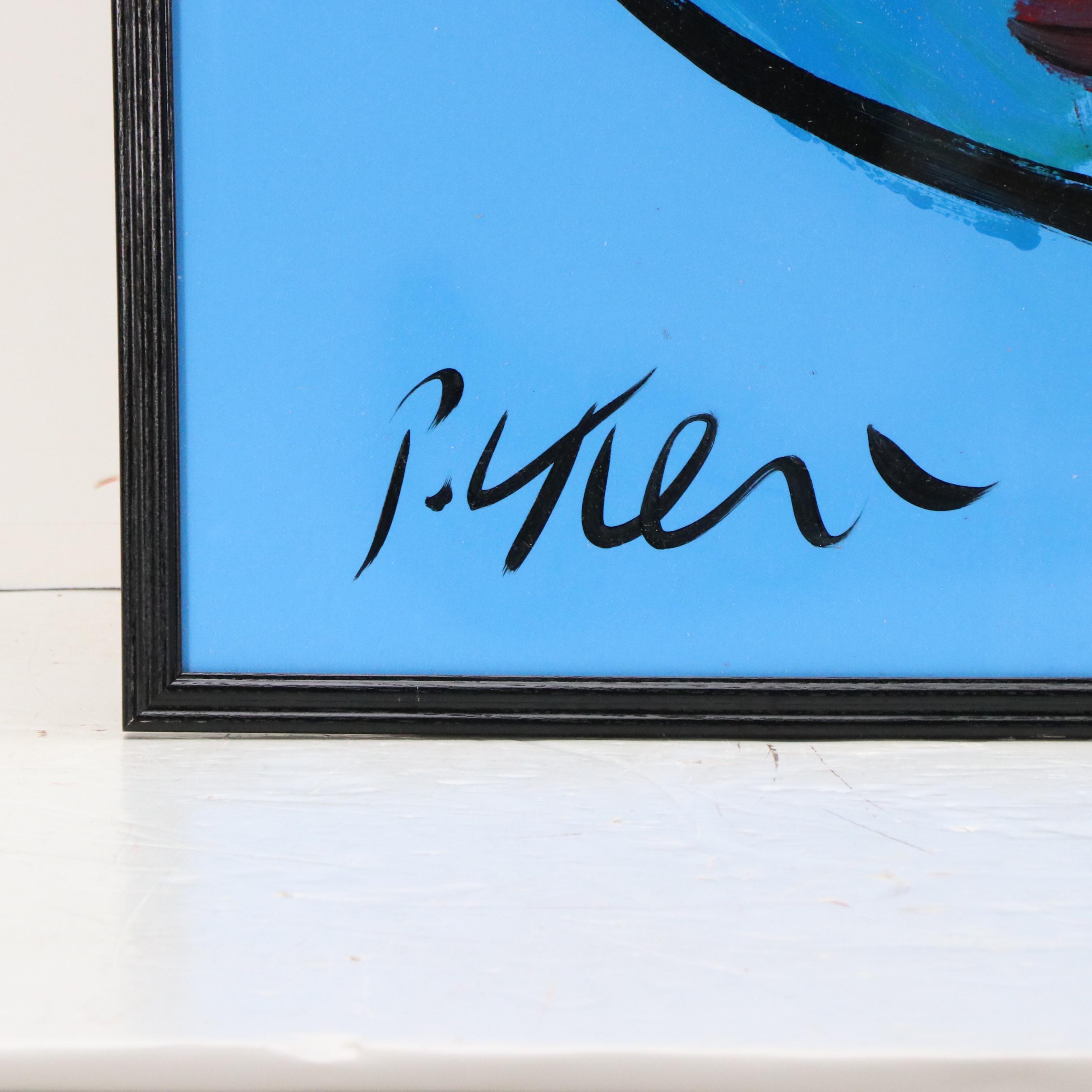 Peter Robert Keil Stylized Acrylic Portrait