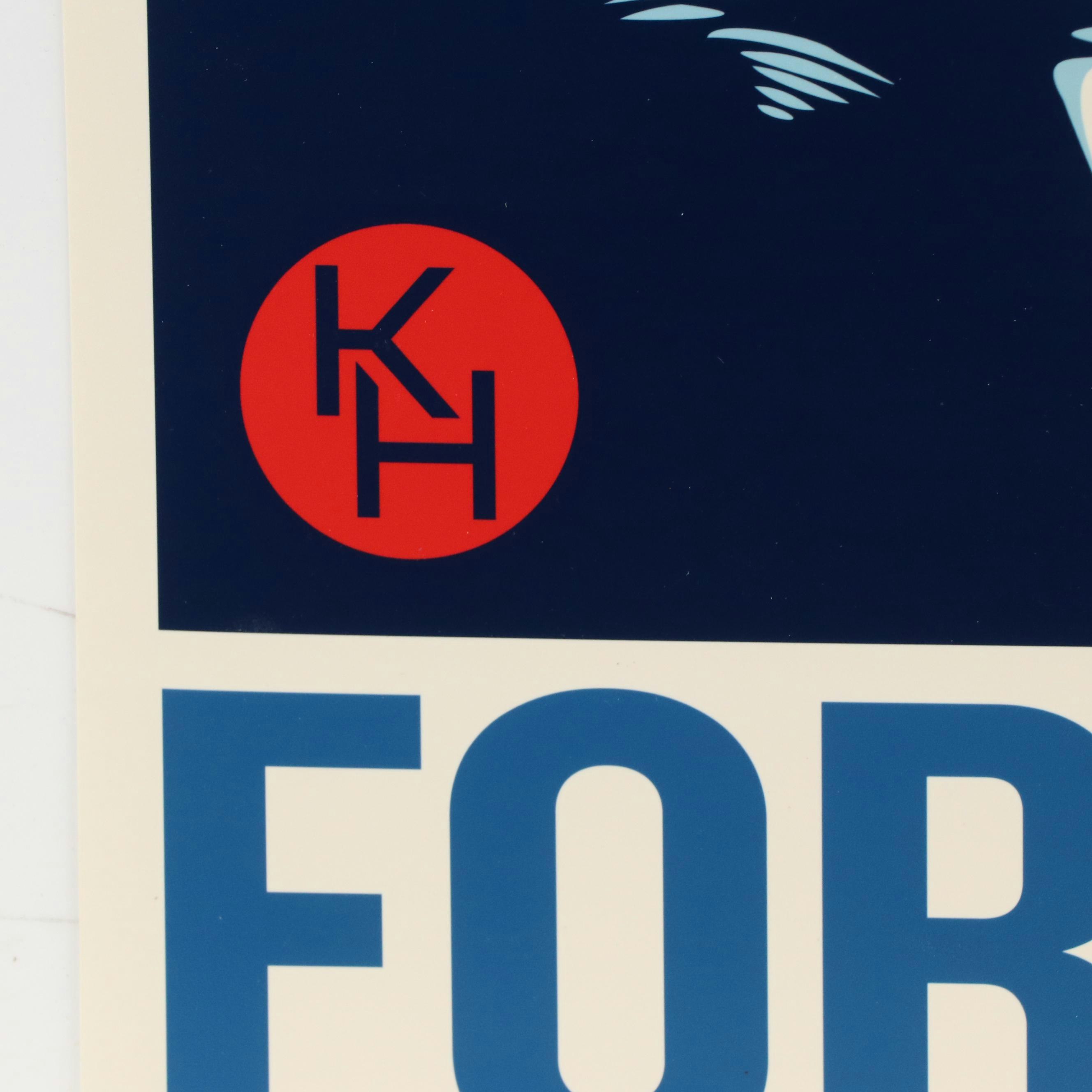 Shepard Fairey Digital Print of Kamala Harris "Forward," 2024