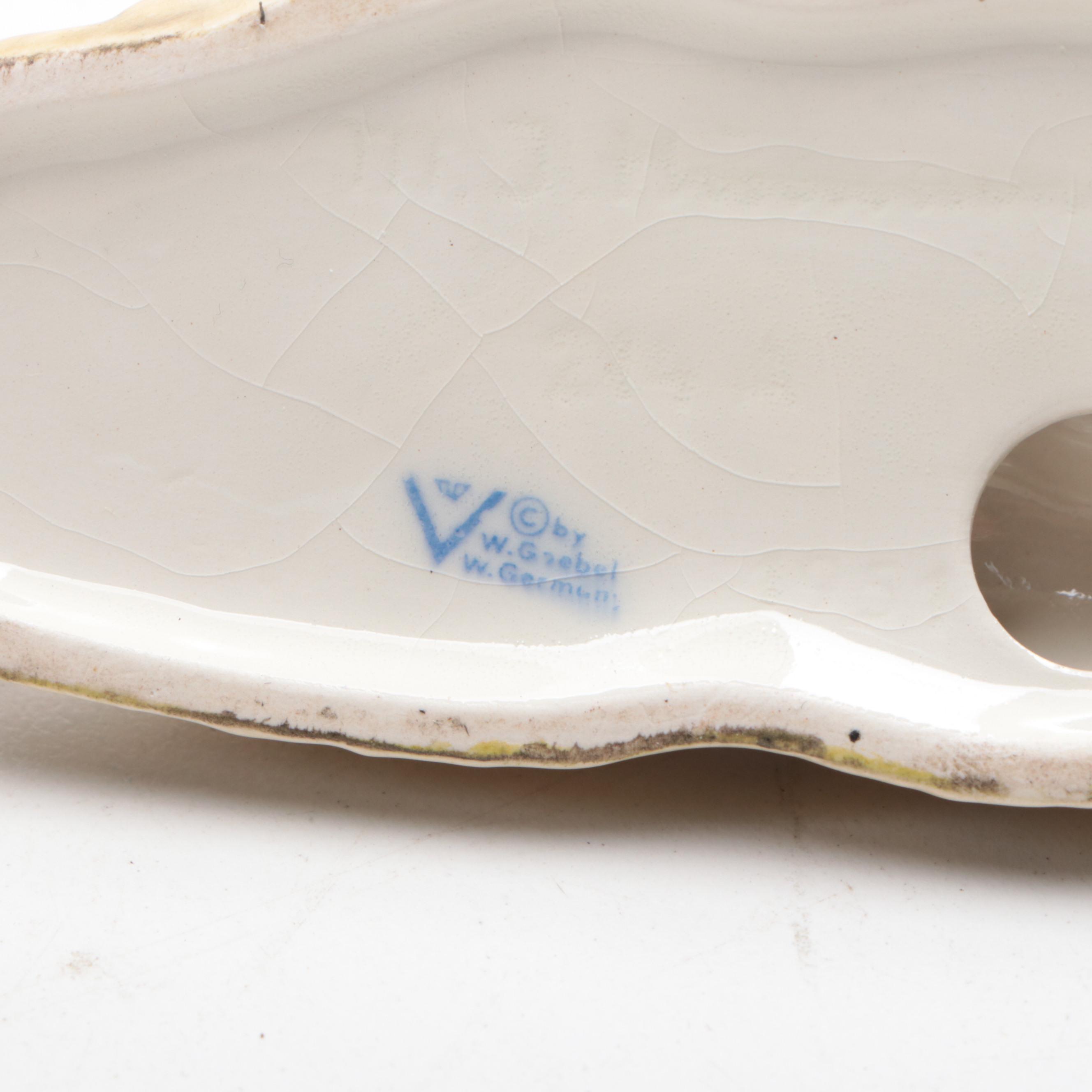 West German Goebel Christmas Nativity Scene Figurines, Mid 20th Century