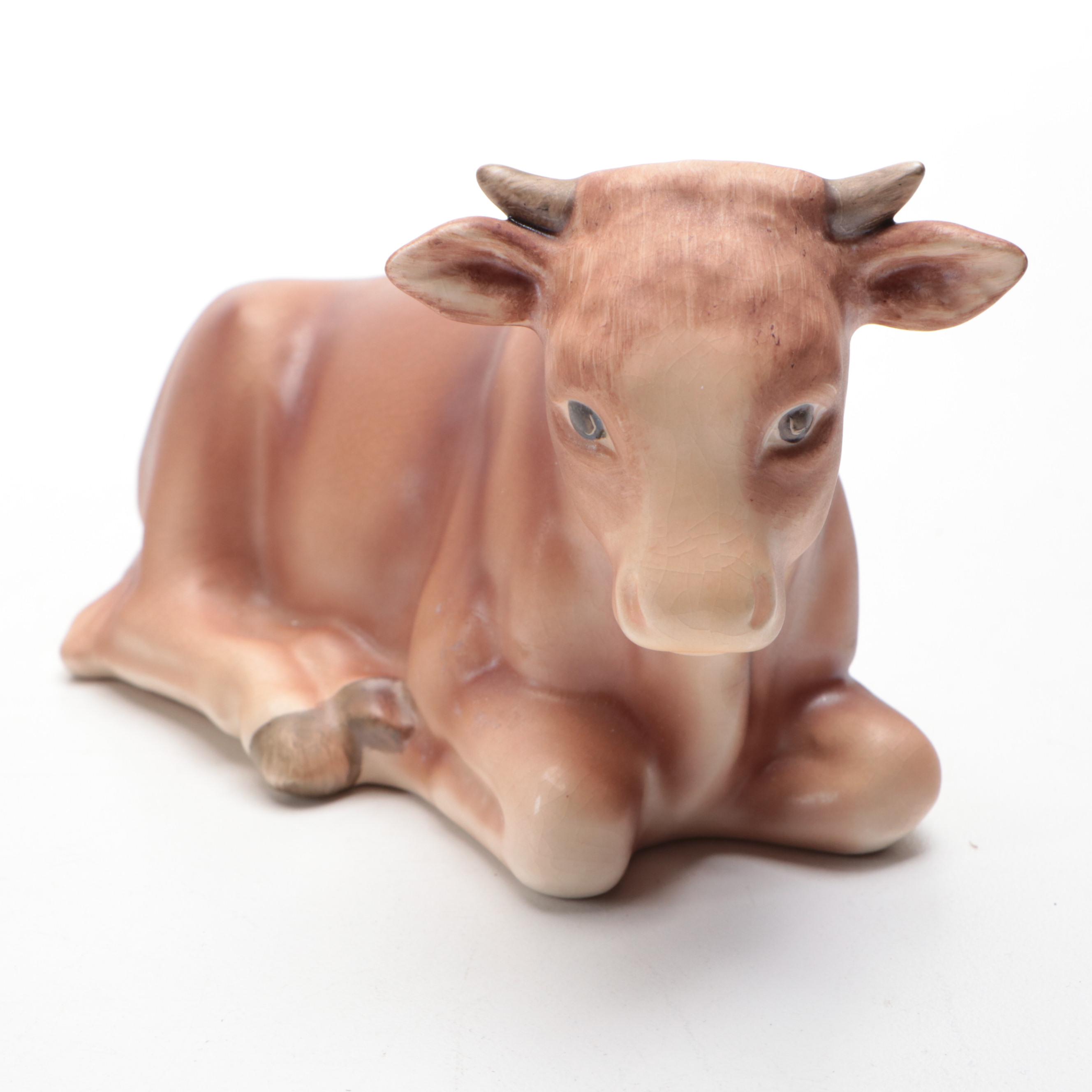 West German Goebel Christmas Nativity Scene Figurines, Mid 20th Century