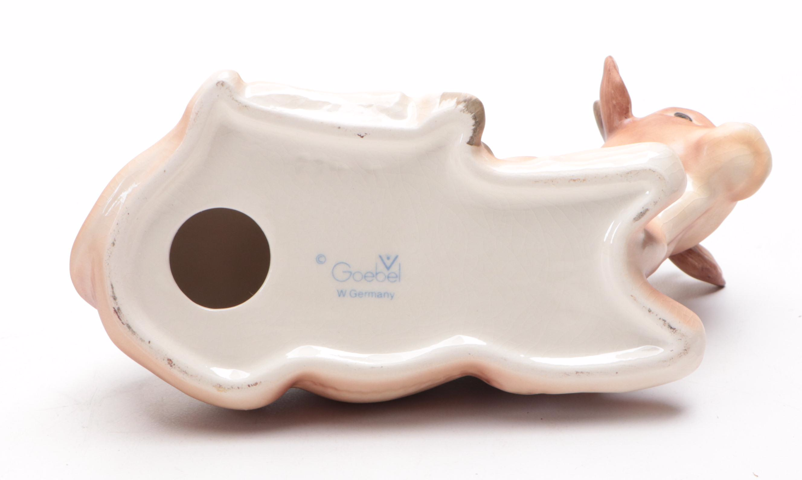 West German Goebel Christmas Nativity Scene Figurines, Mid 20th Century