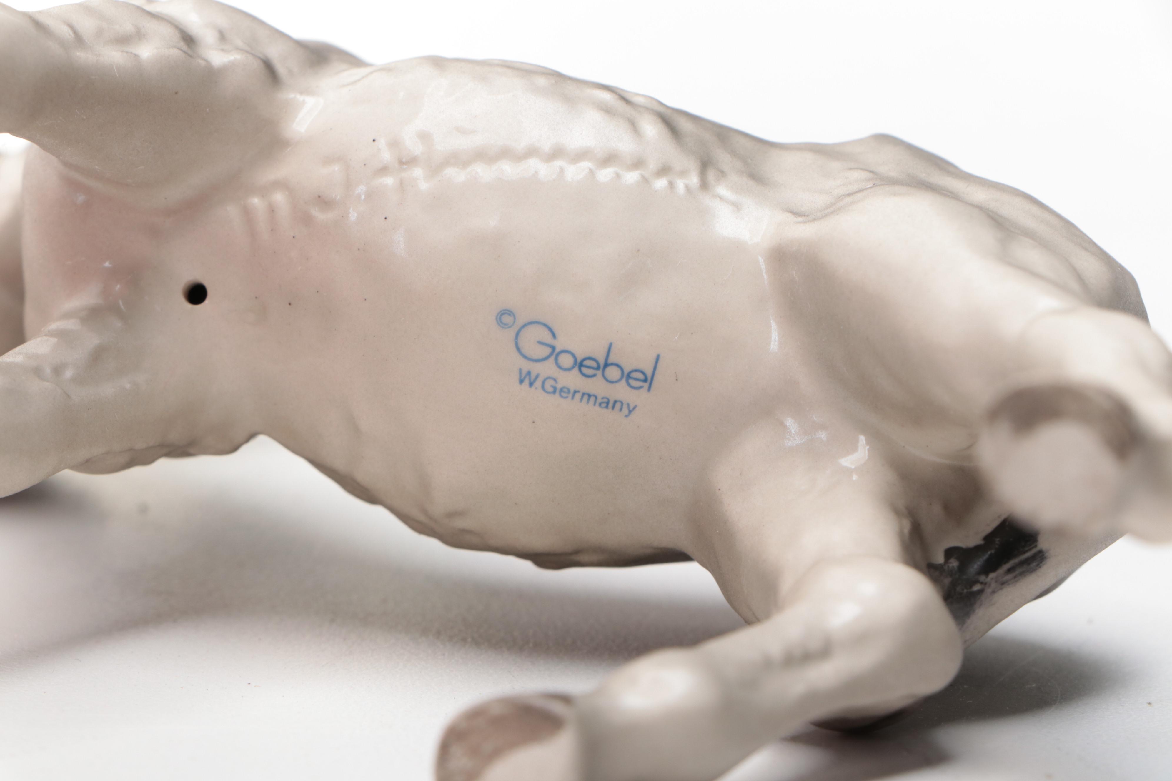 West German Goebel Christmas Nativity Scene Figurines, Mid 20th Century