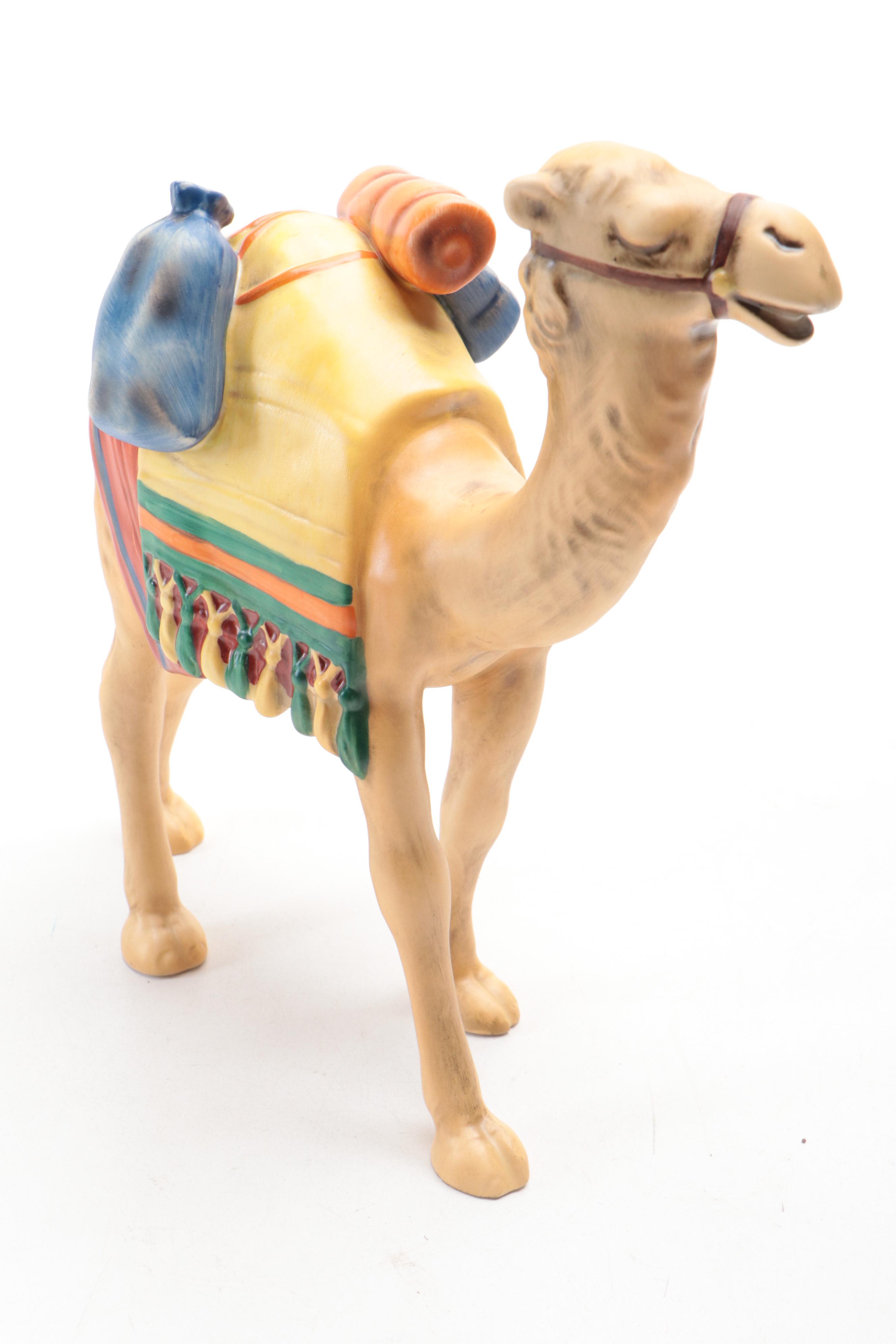 West German Goebel Christmas Nativity Scene Figurines, Mid 20th Century