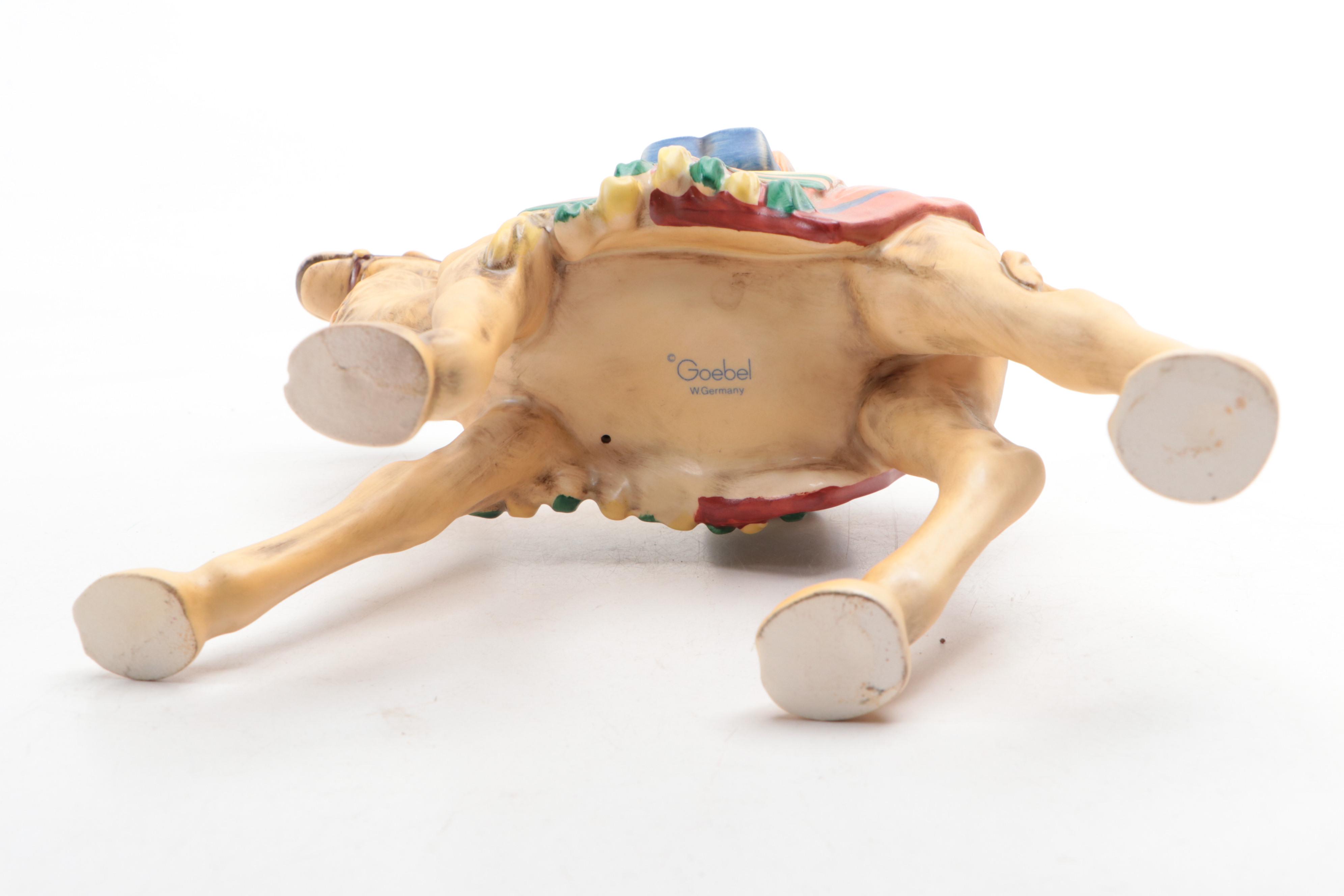 West German Goebel Christmas Nativity Scene Figurines, Mid 20th Century