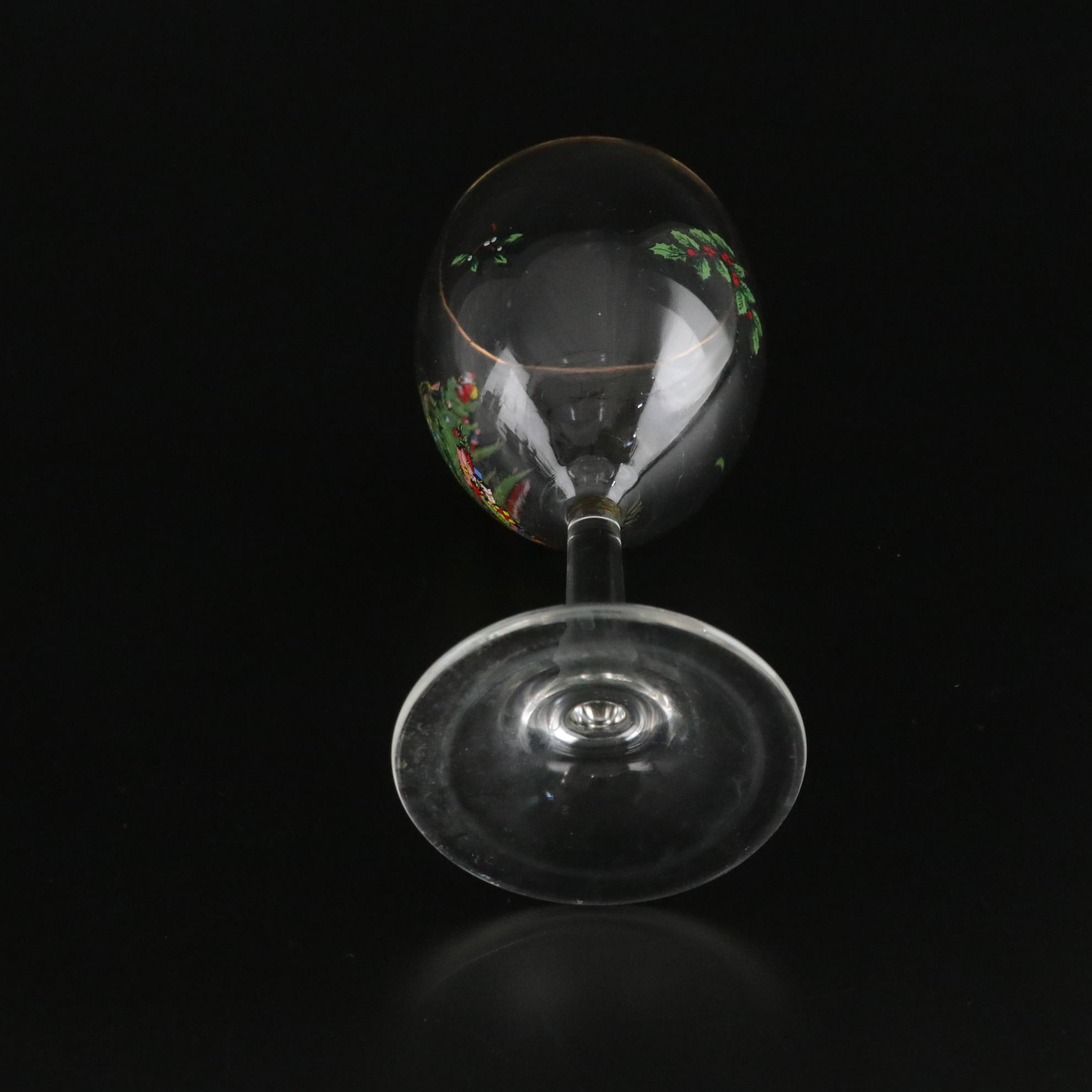 Spode "Christmas Tree" Ceramic Dinnerware and Stemware With Lenox S & P Shakers