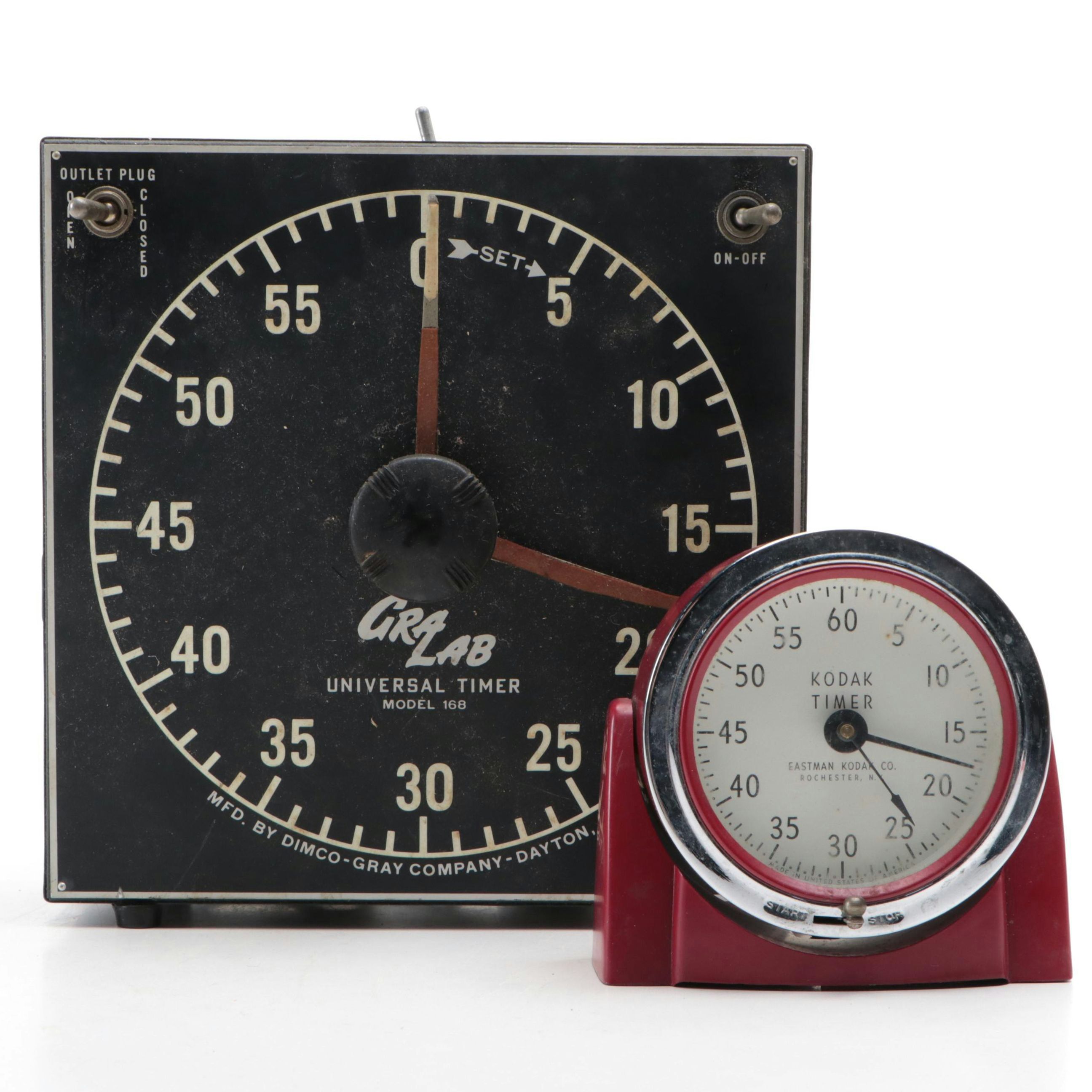 Eastman Kodak Co. Metal Timer with Dimco-Gray Company Universal Timer