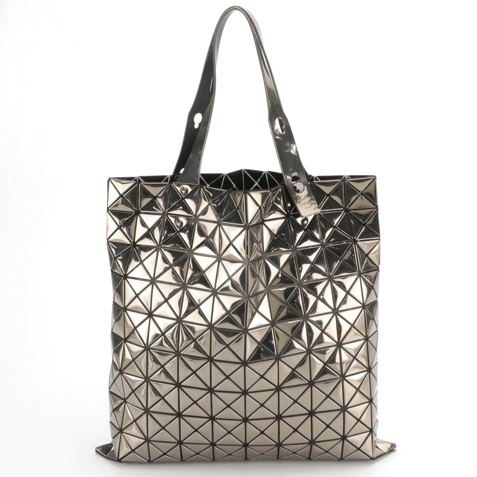 BAO BAO Issey Miyake Lucent Glossy Geometric North-South Tote Bag