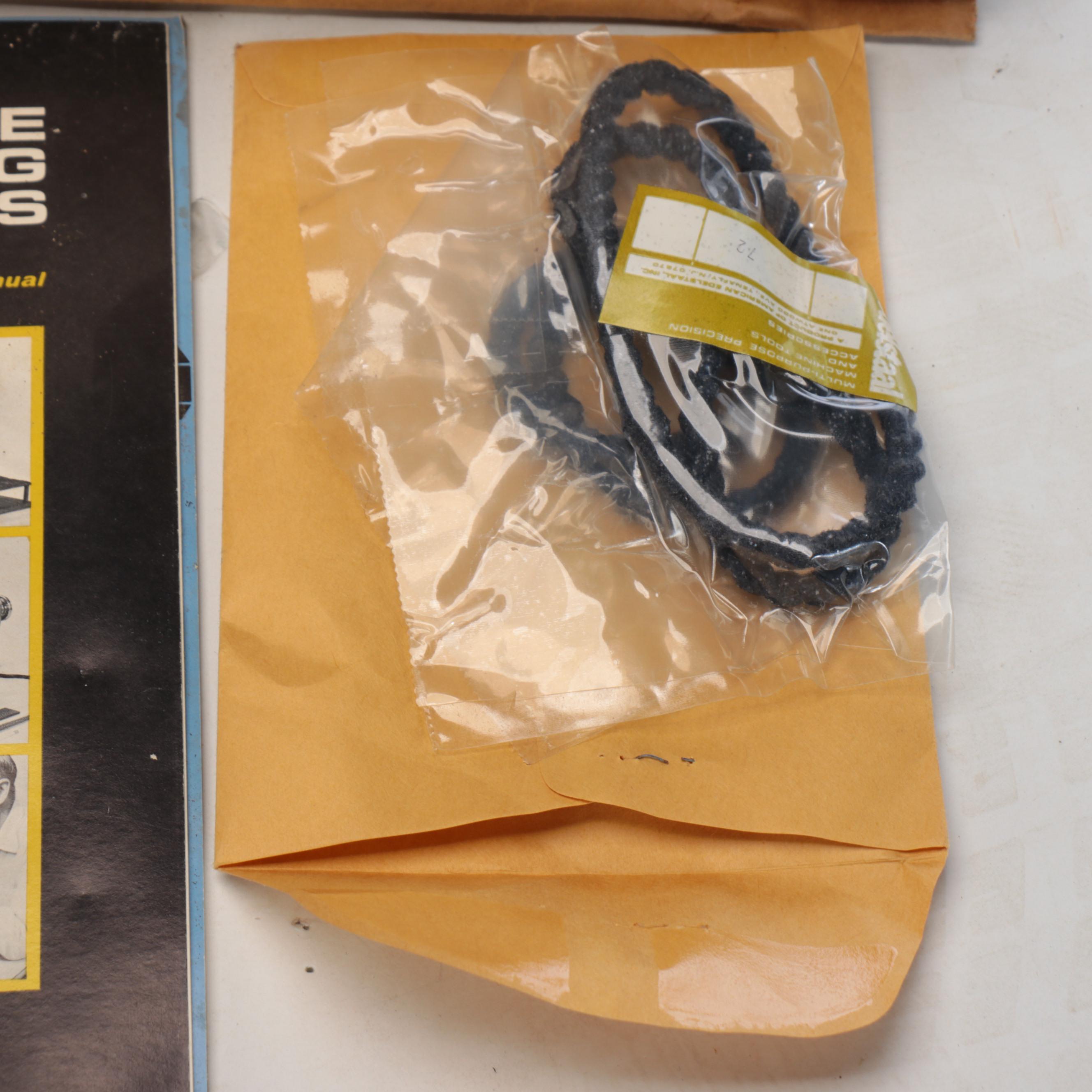 Edelstaal Unimat Benchtop Lathe with Manual and Accessories, Mid to Late 20th C