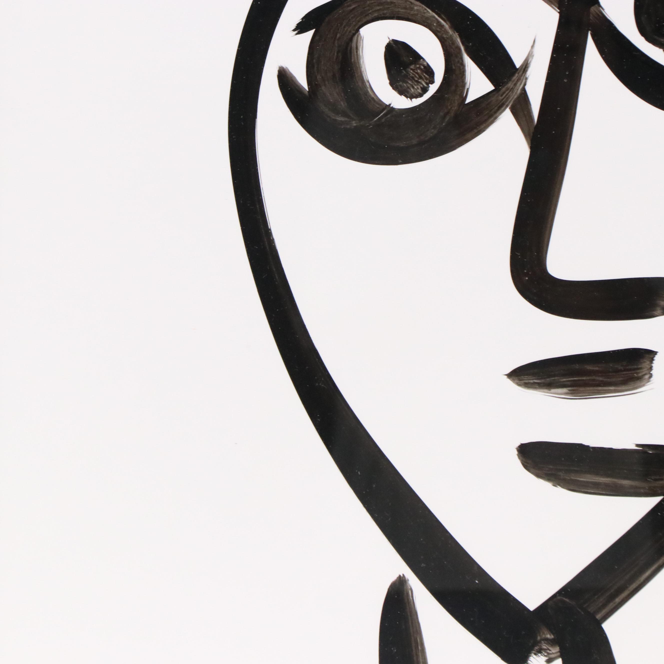 Peter Robert Keil Abstract Acrylic Portrait