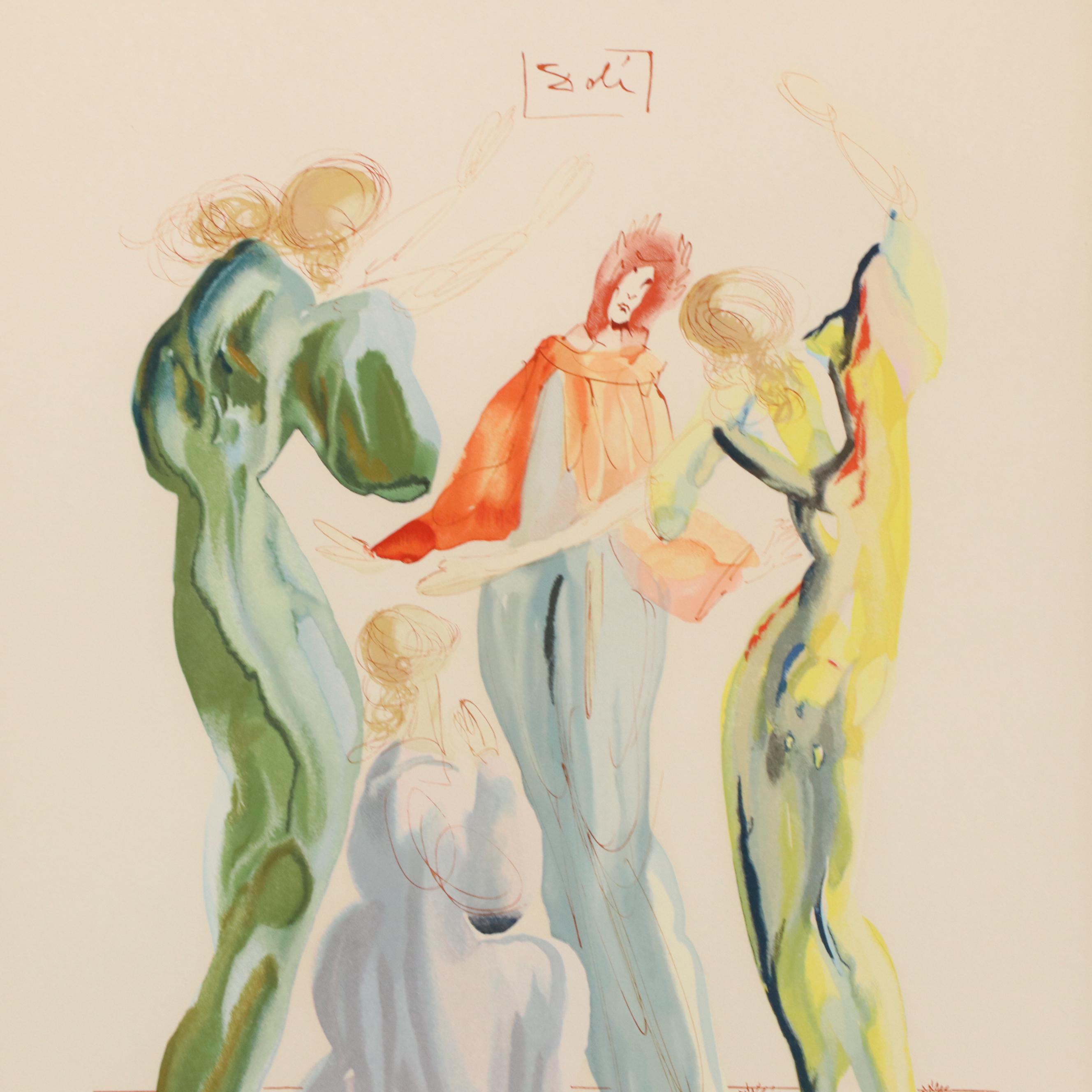 Salvador Dalí Wood Engraving "Le Danse"