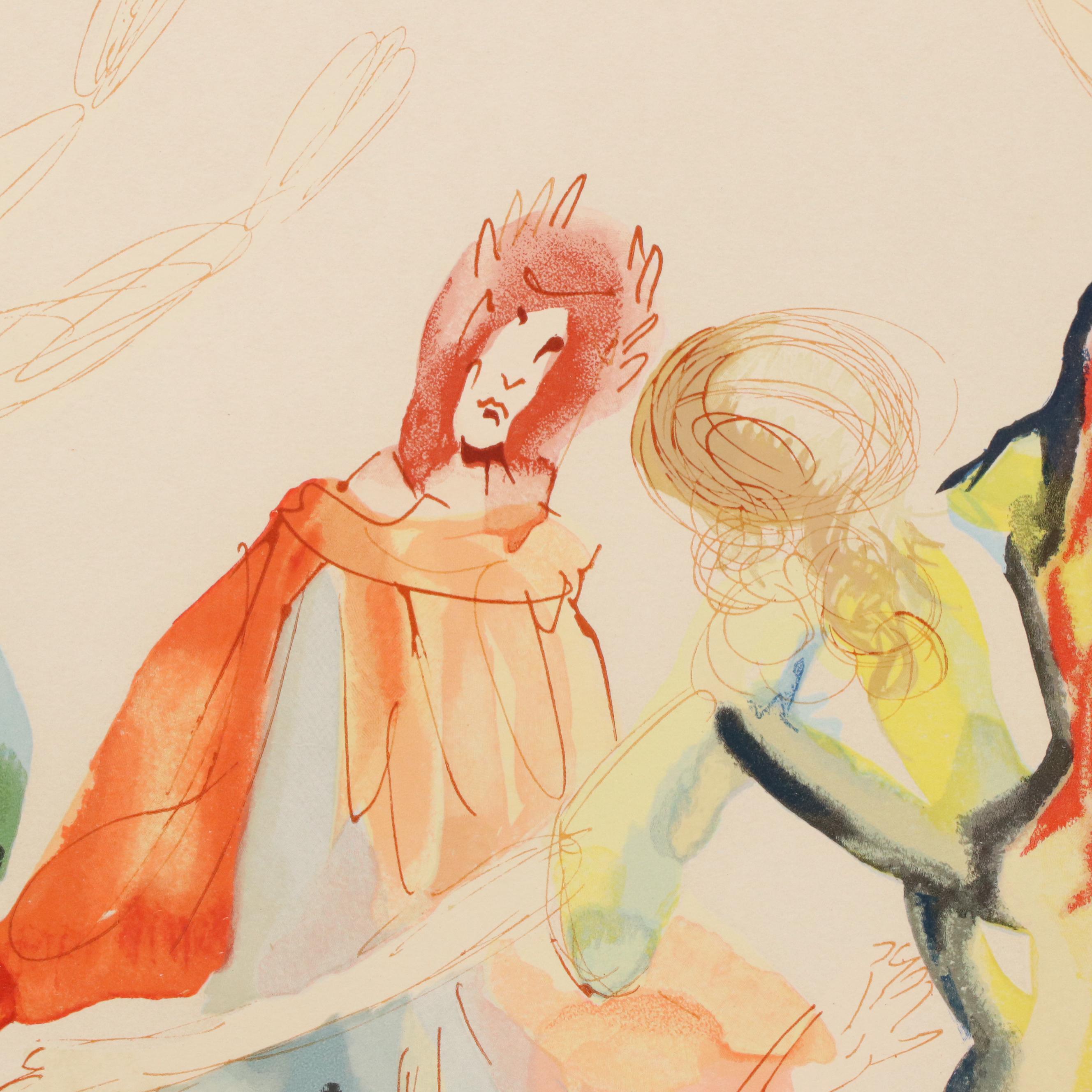 Salvador Dalí Wood Engraving "Le Danse"