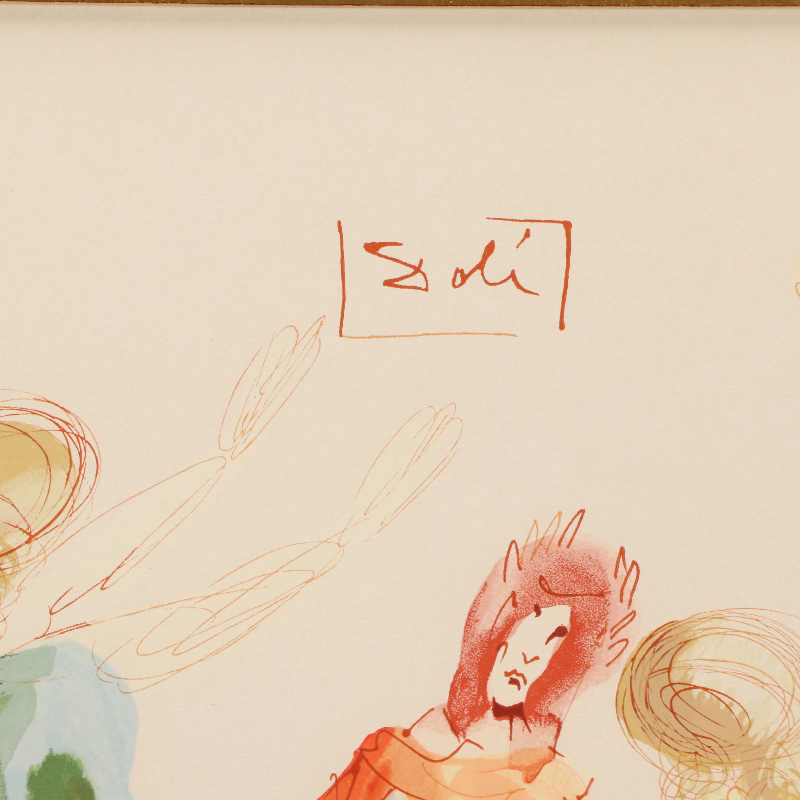 Salvador Dalí Wood Engraving "Le Danse"