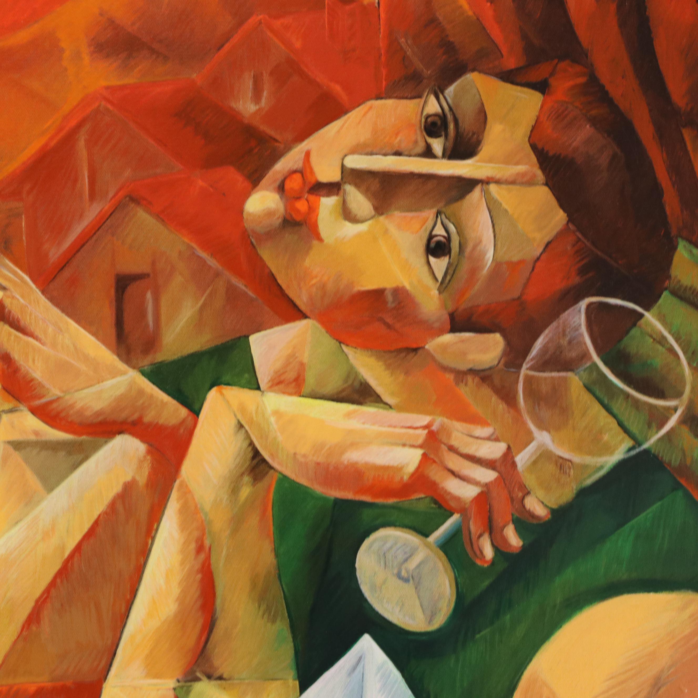 Yuri Gevorgian Yuroz Serigraph "Before Sunset"