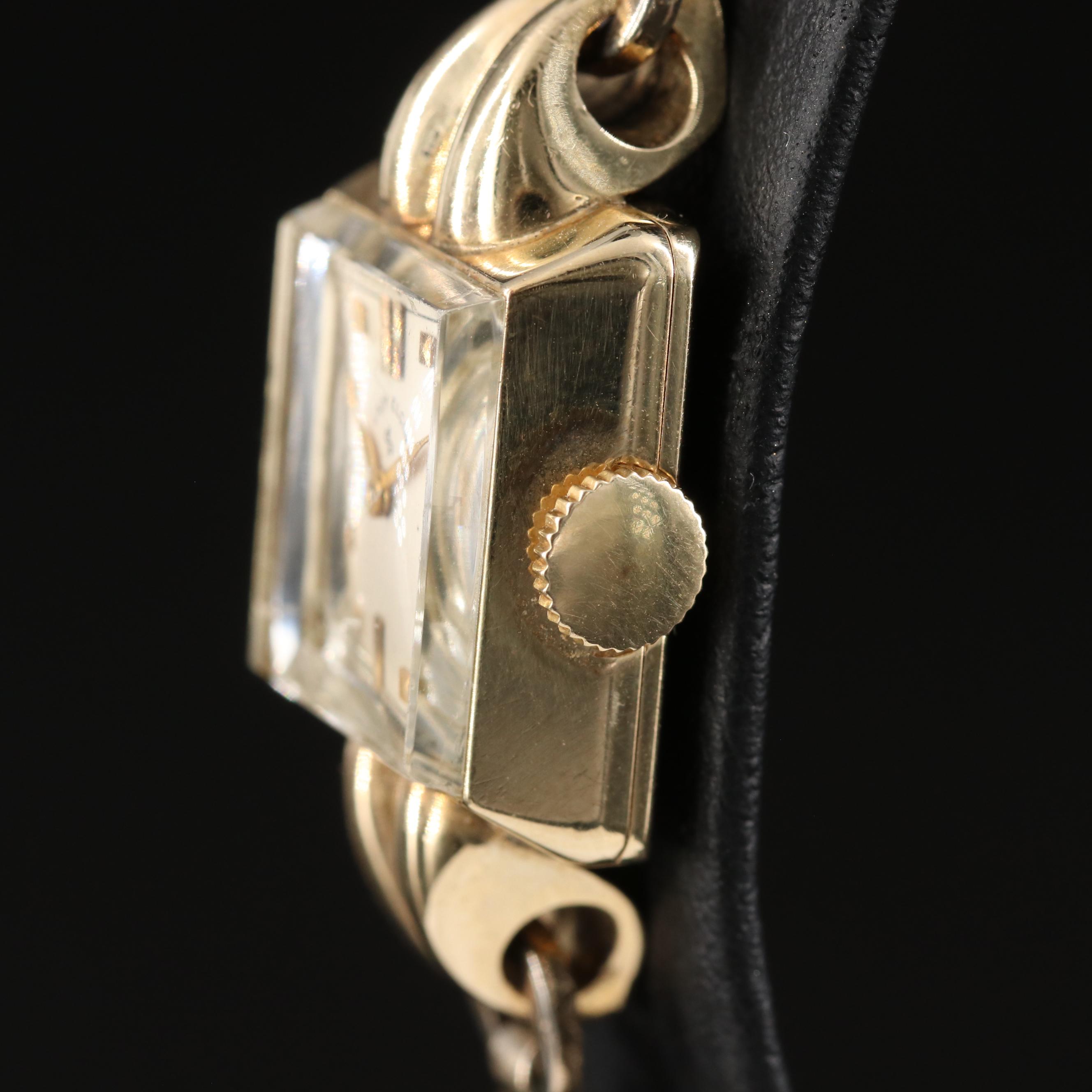 14K Lady Elgin Stem Wind Watch