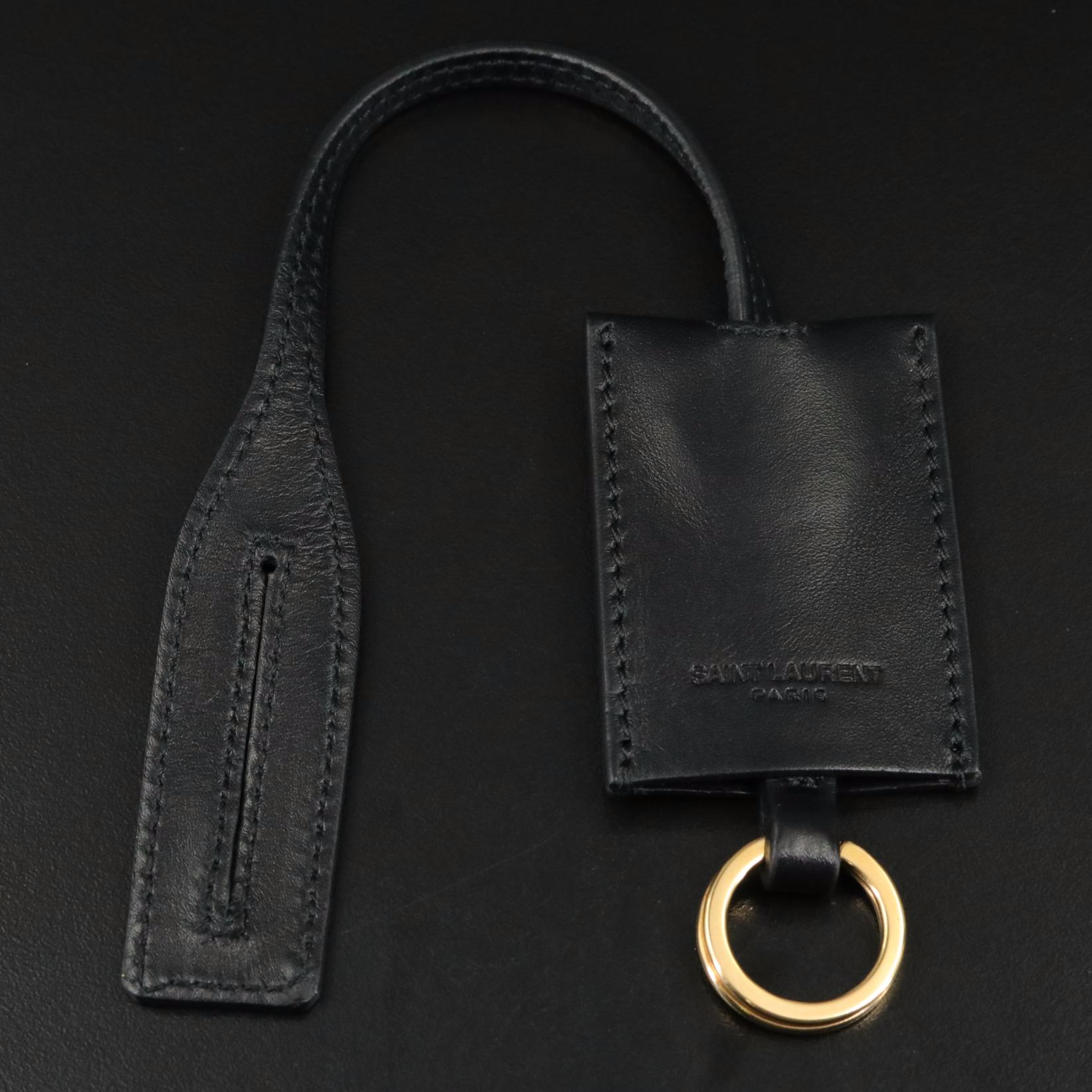Saint Laurent Key Clochette in Black Leather | EBTH
