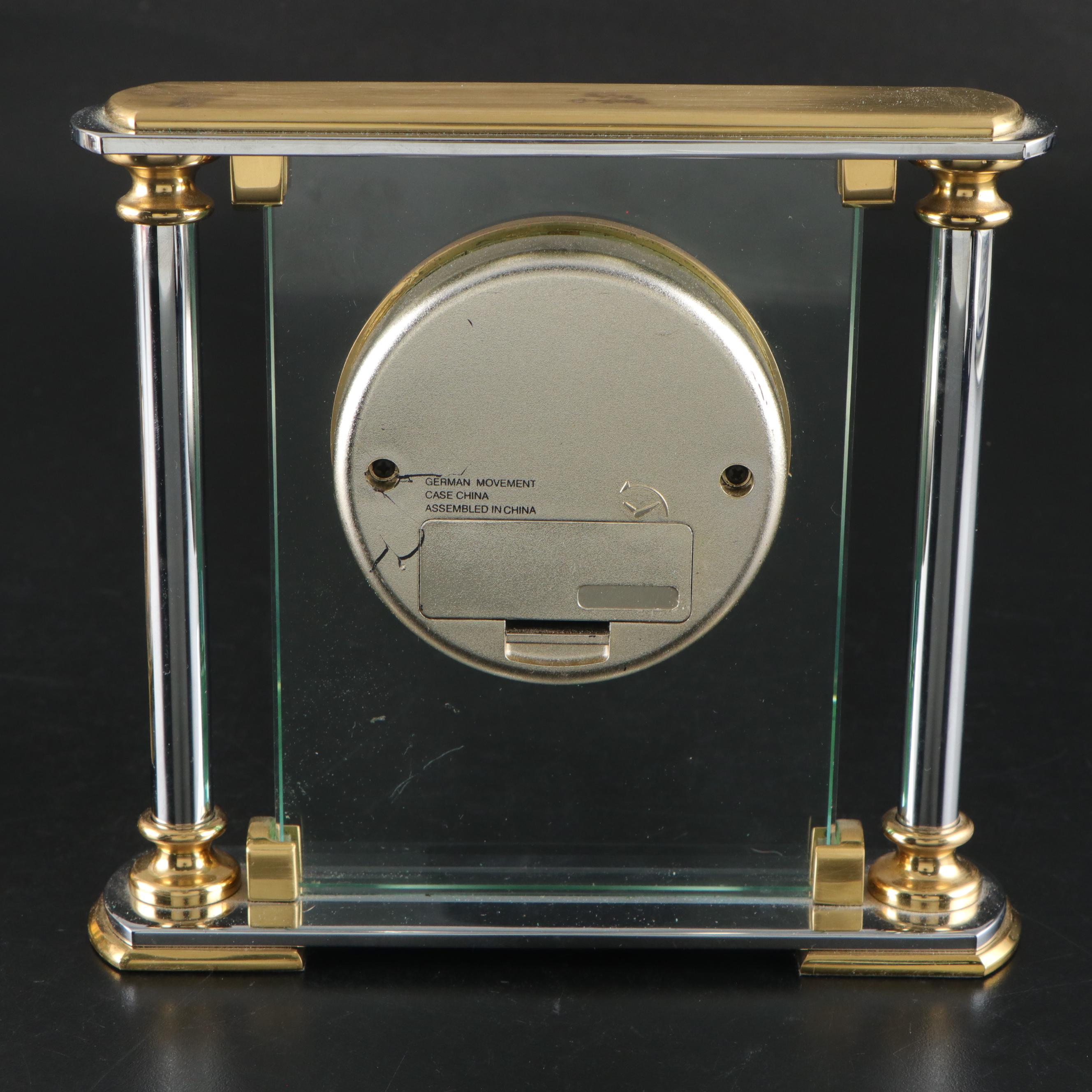Tiffany & Co., Kundo, Semca and Danbury Brass and Glass Clocks