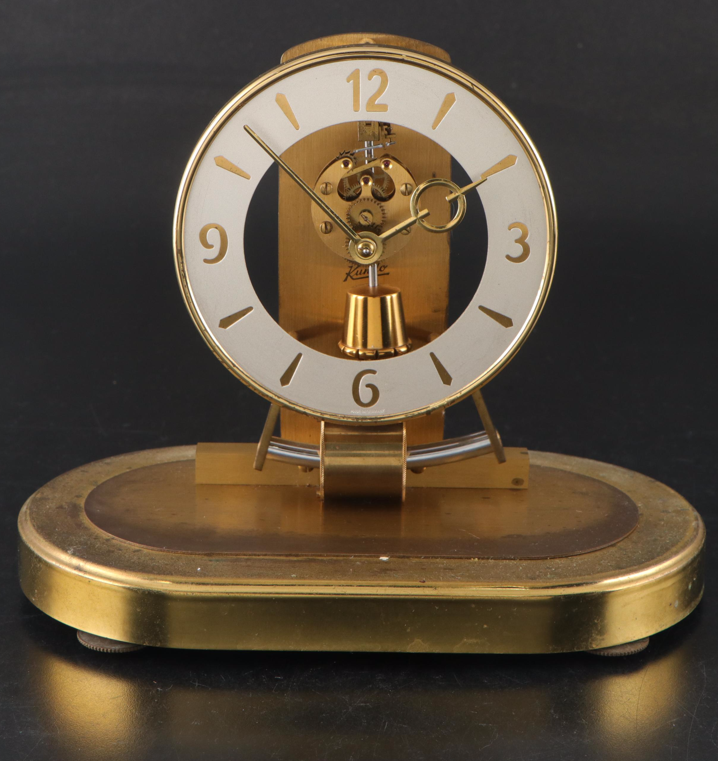 Tiffany & Co., Kundo, Semca and Danbury Brass and Glass Clocks