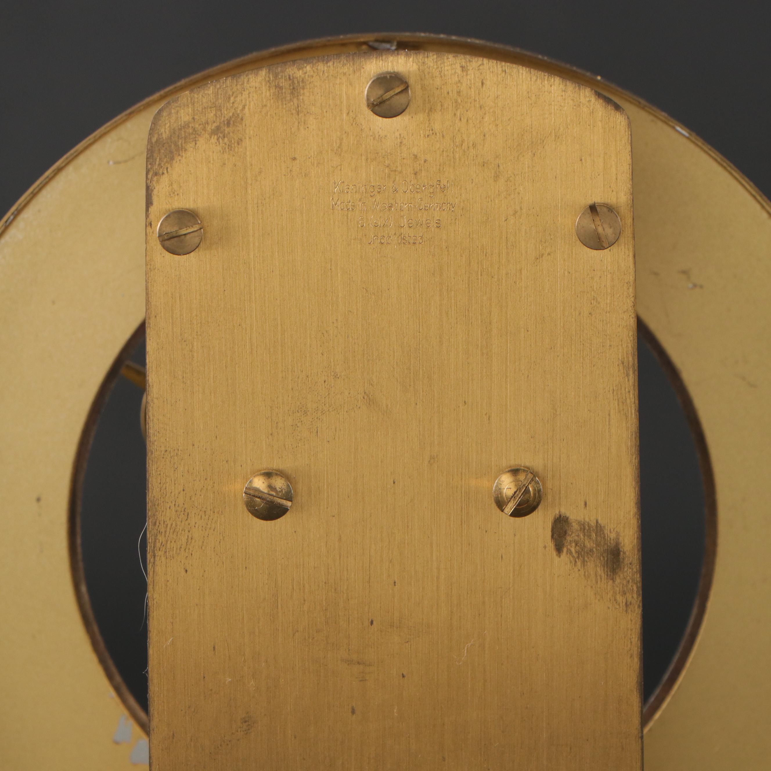 Tiffany & Co., Kundo, Semca and Danbury Brass and Glass Clocks