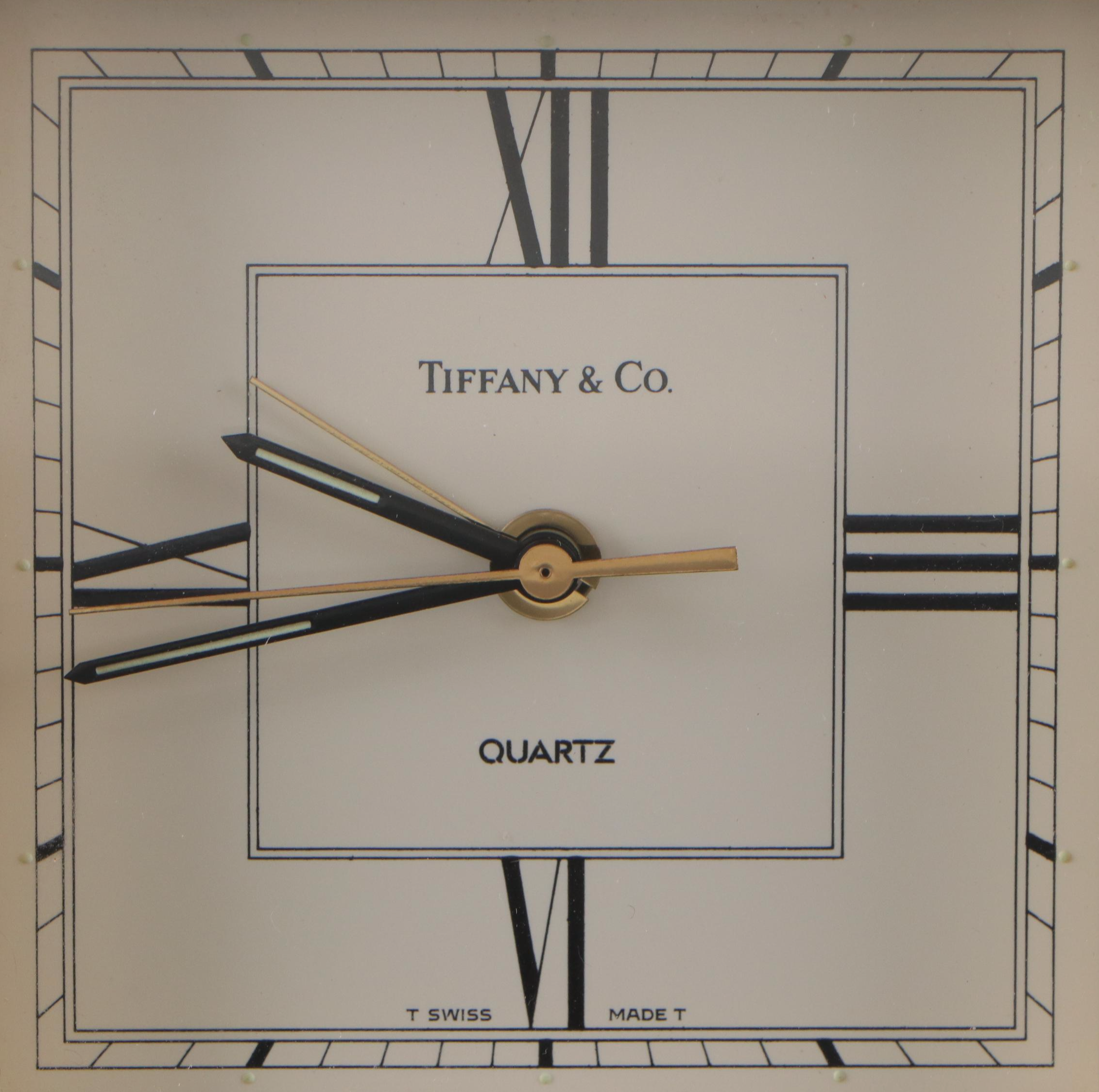 Tiffany & Co., Kundo, Semca and Danbury Brass and Glass Clocks