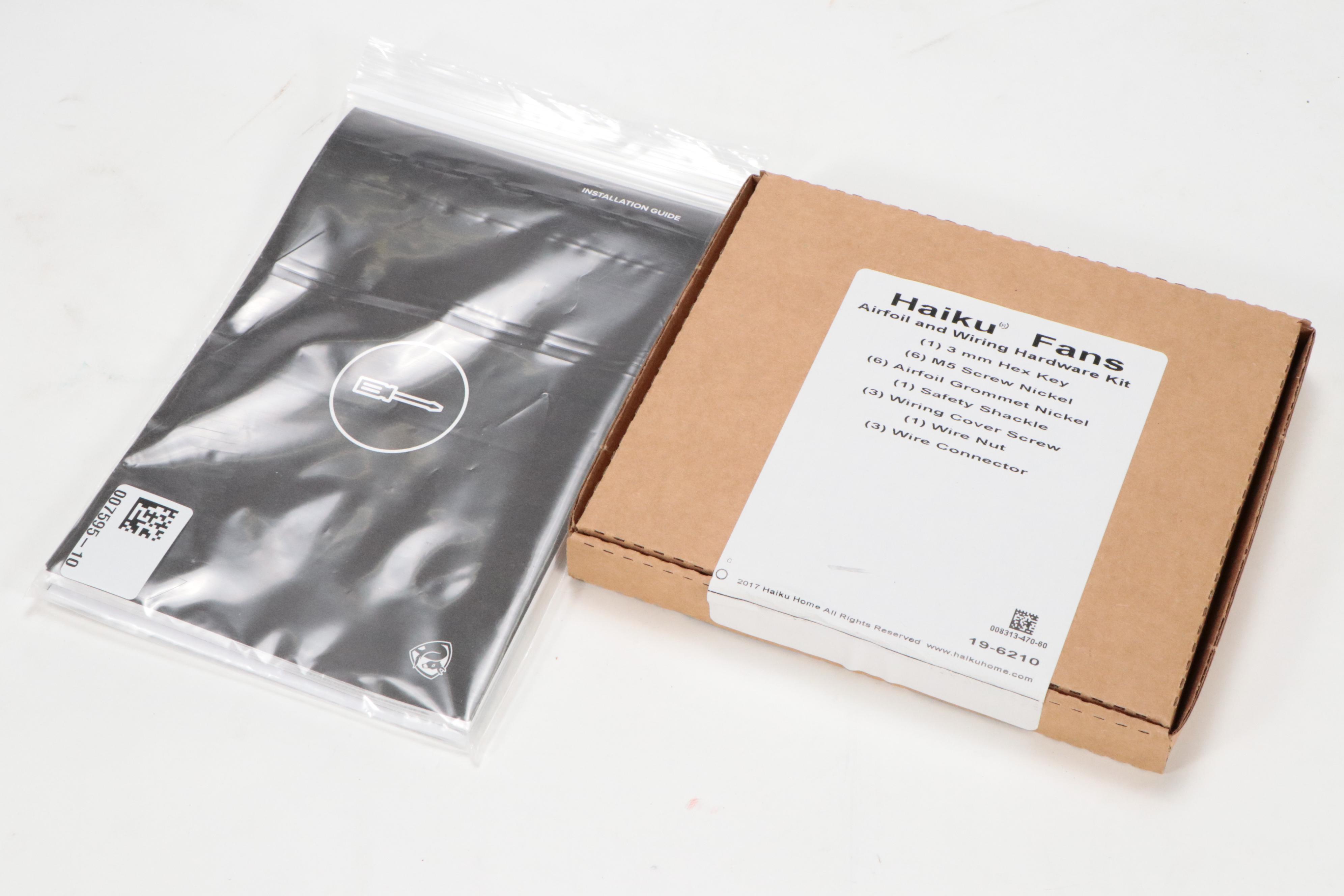 Big Ass Fans "Haiku" Satin Finish Metal Ceiling Fan, New in Box