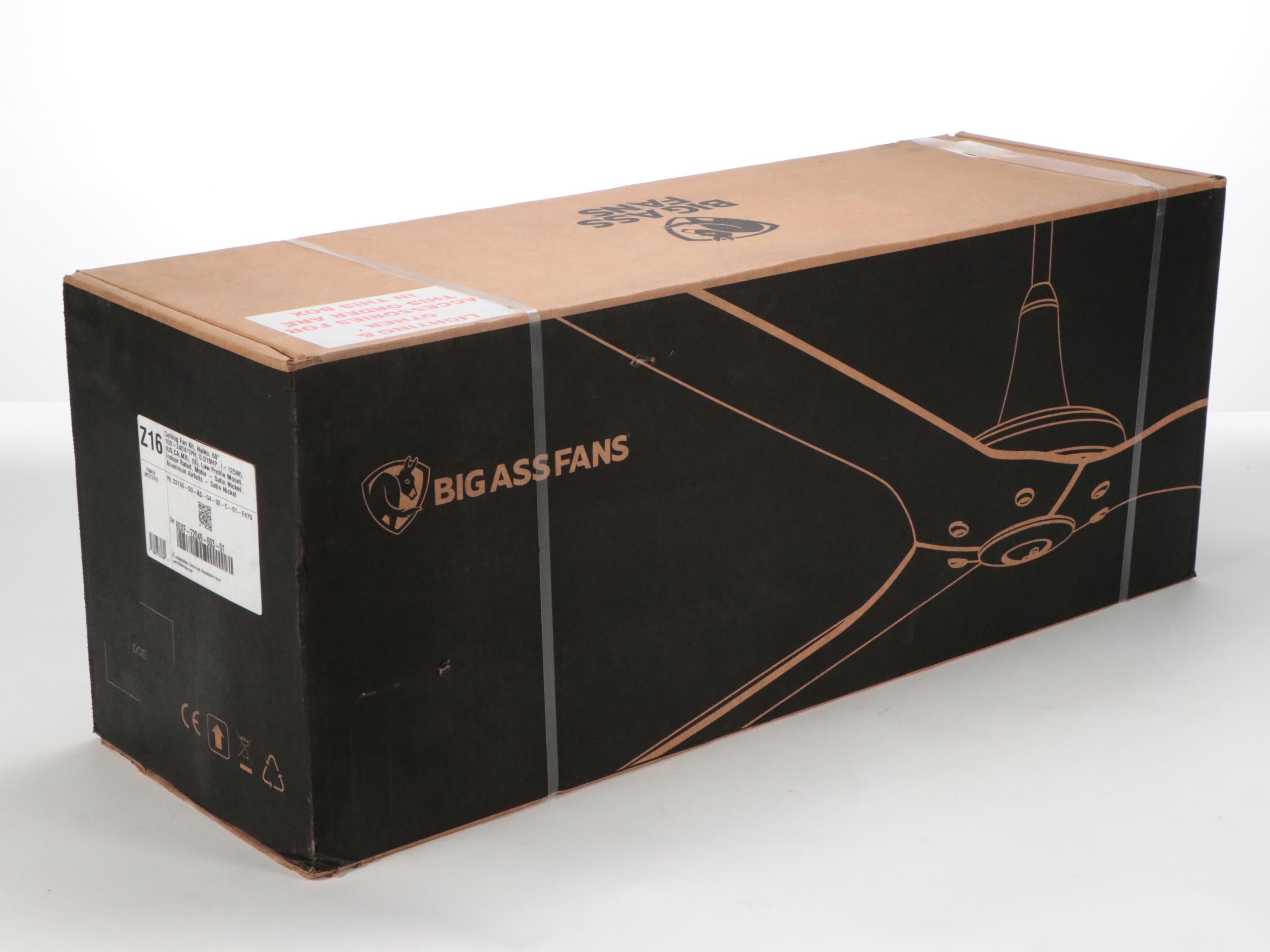 Big Ass Fans "Haiku" Satin Finish Metal Ceiling Fan, Contemporary