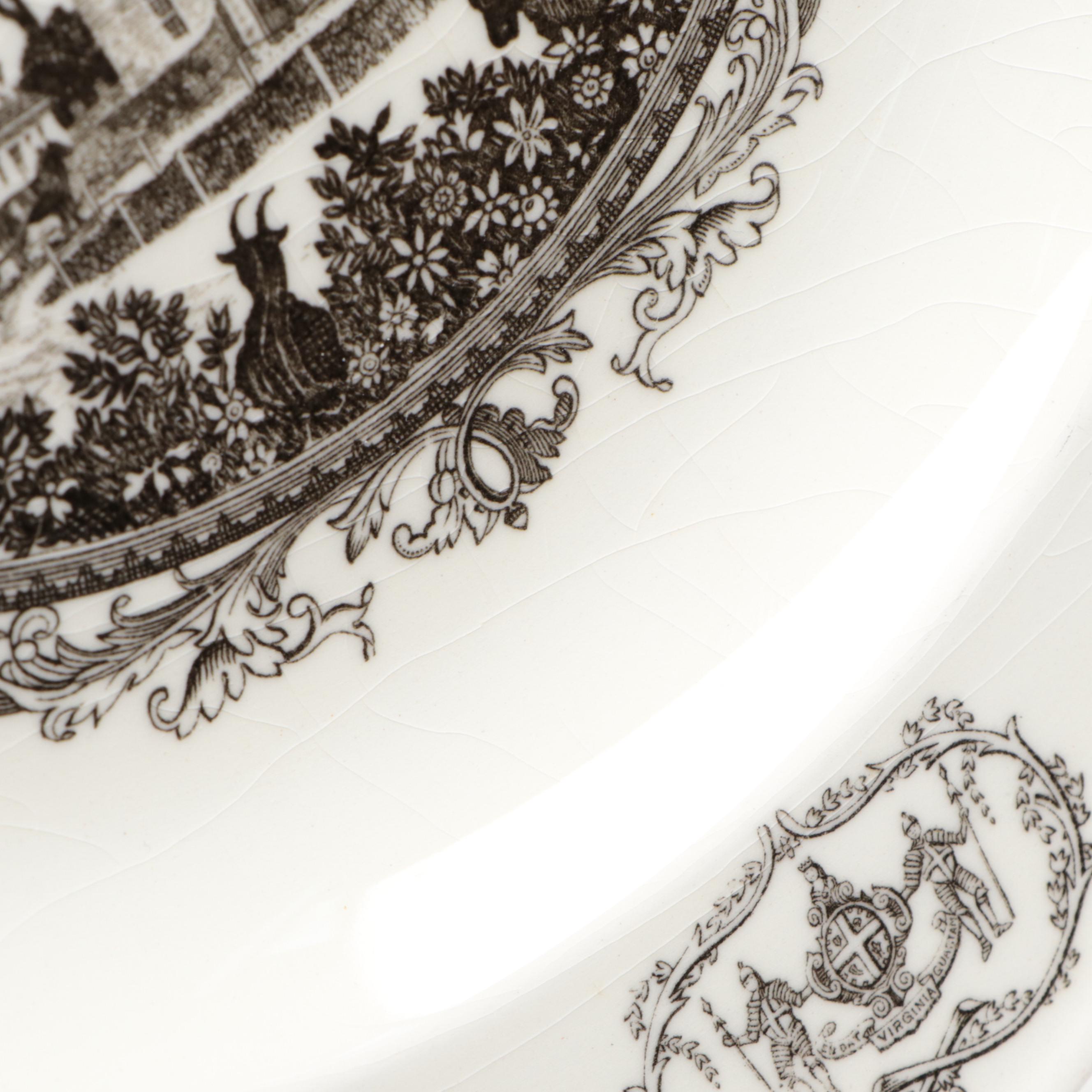 Wedgwood for Williamsburg Restoration  First Edition Collector Plates, 1950