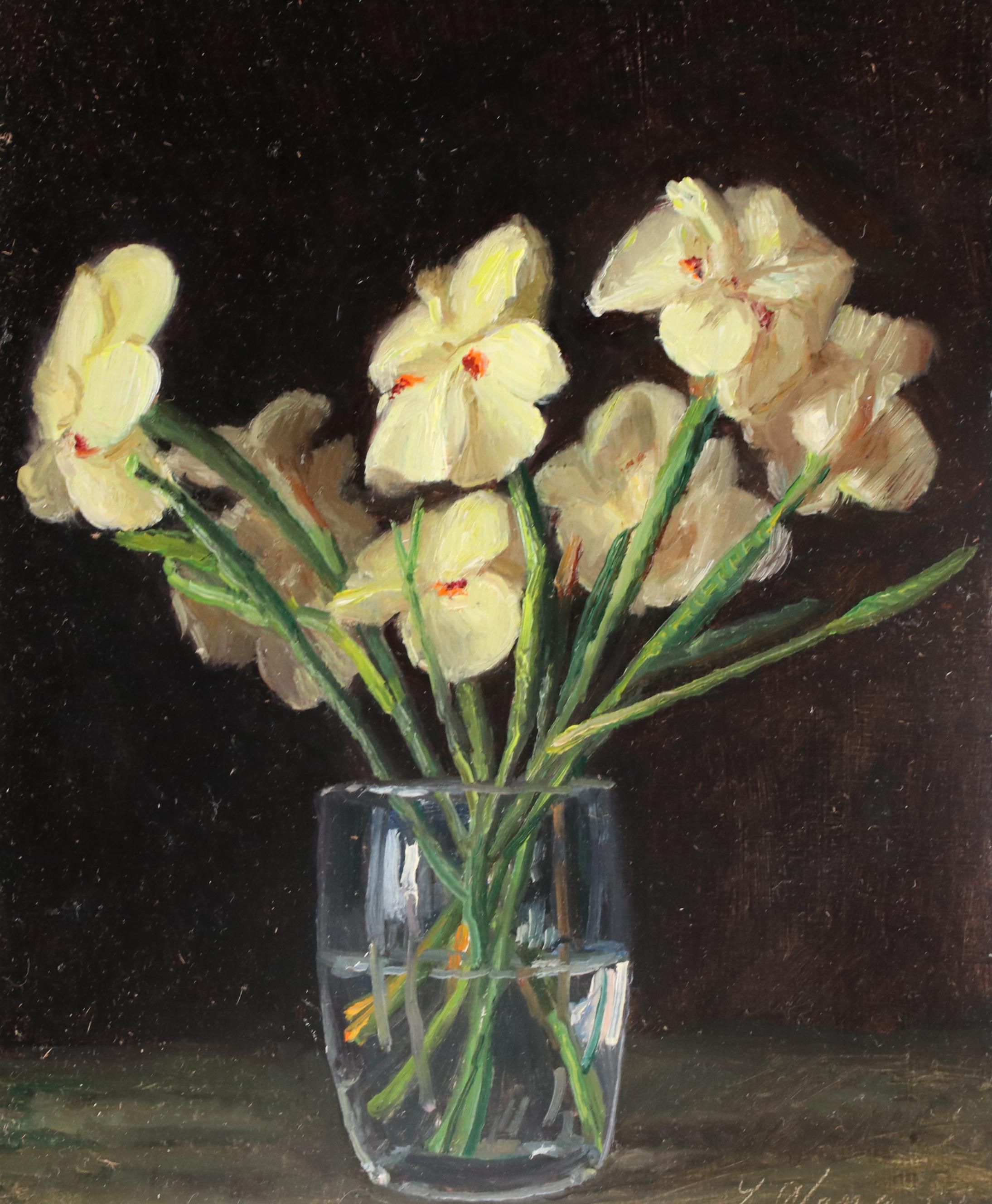 Youqing Wang Floral Still Life Oil Painting, 2024