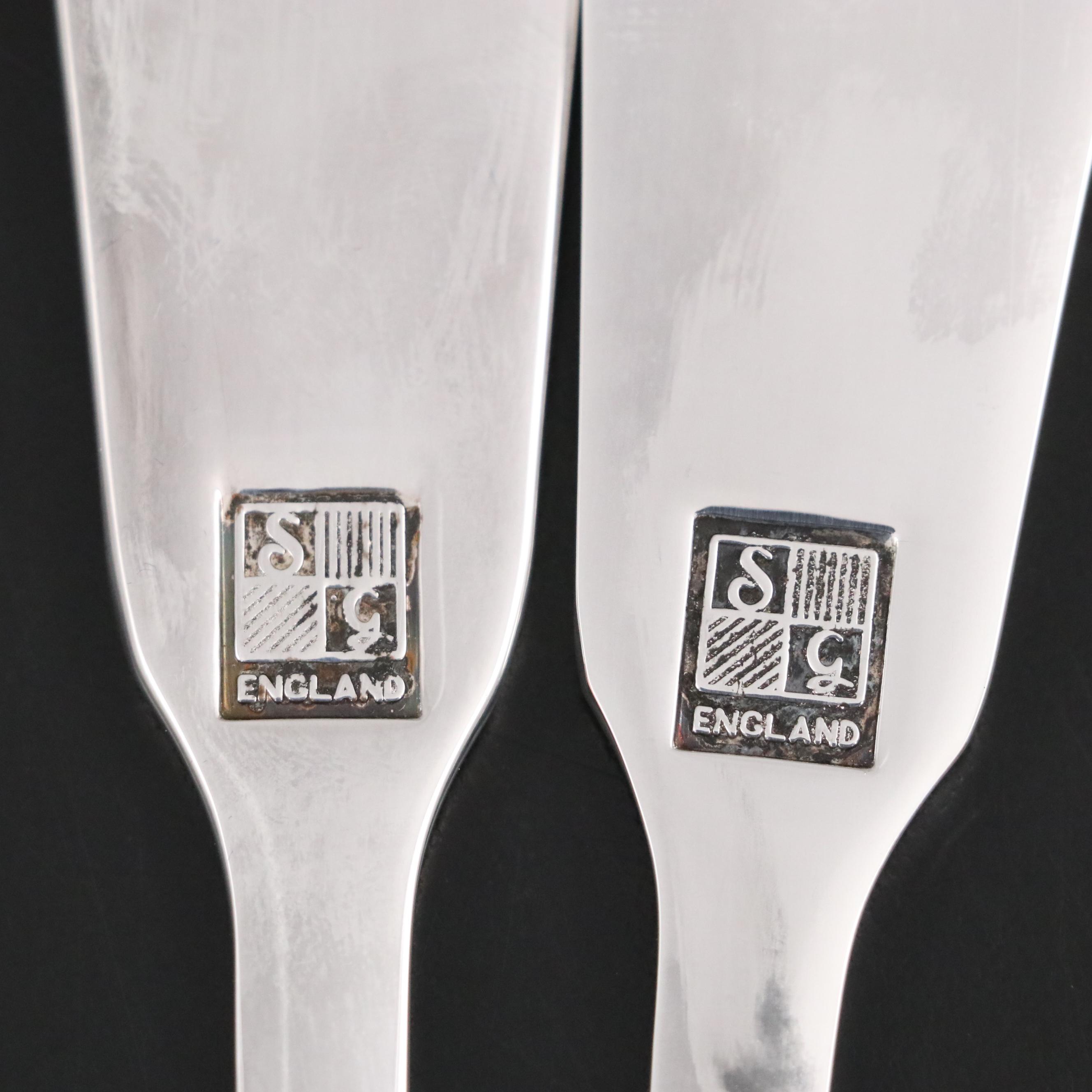 Kirk's Silver Guild English Silver Plate Serving Set