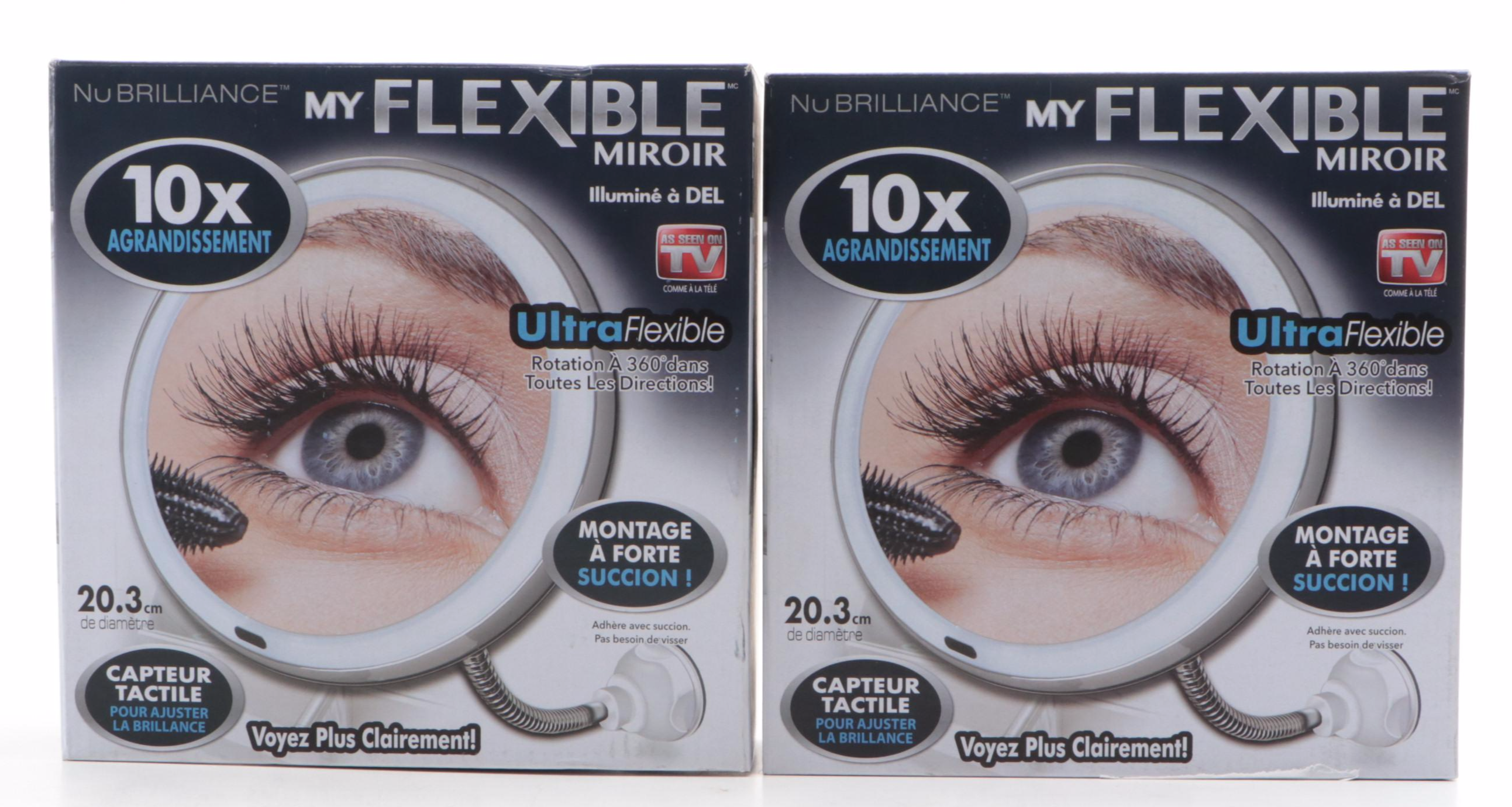 NuBrilliance 10x Makeup Mirrors