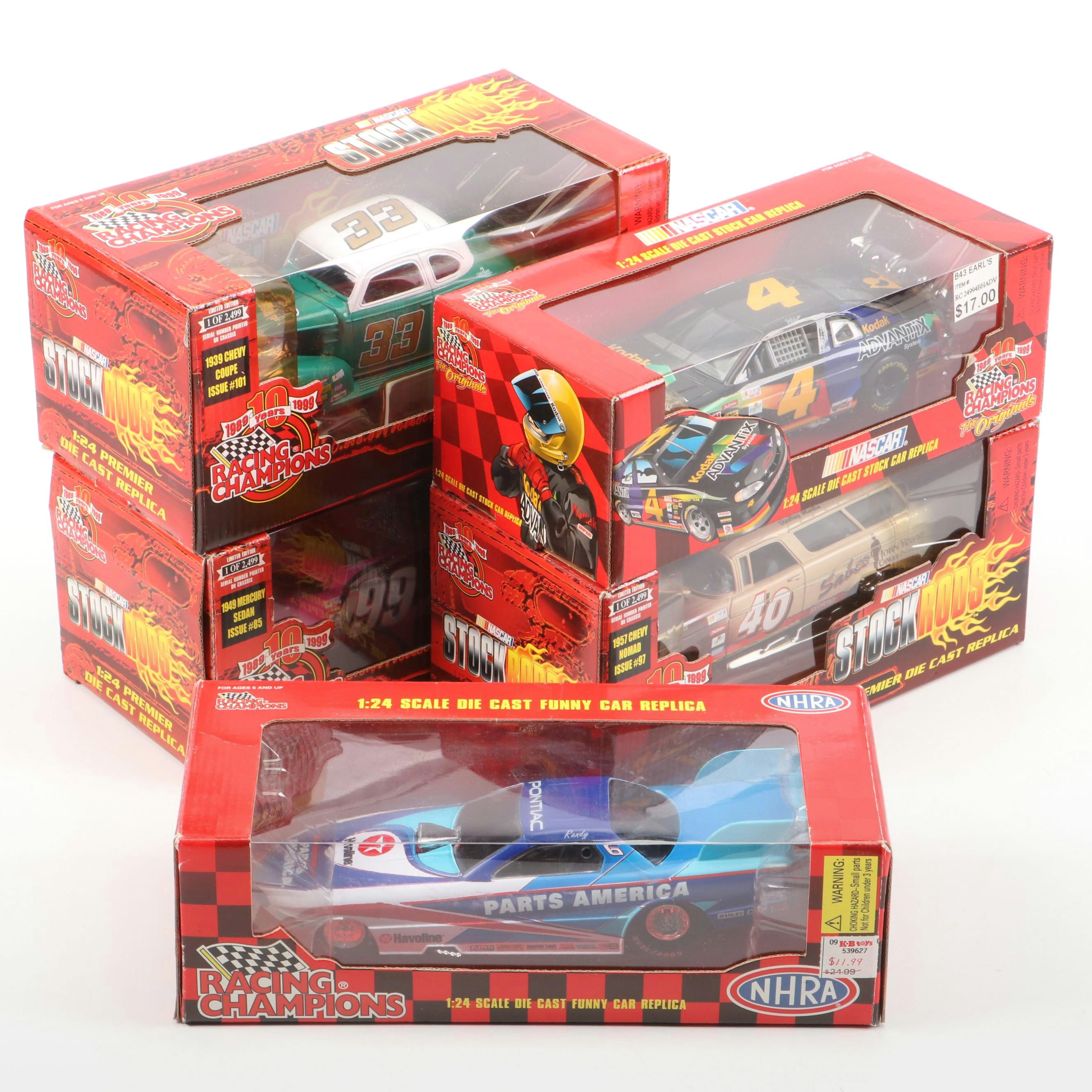 Racing Champions Diecast Model NASCAR Stock Rods, Stock Car and More