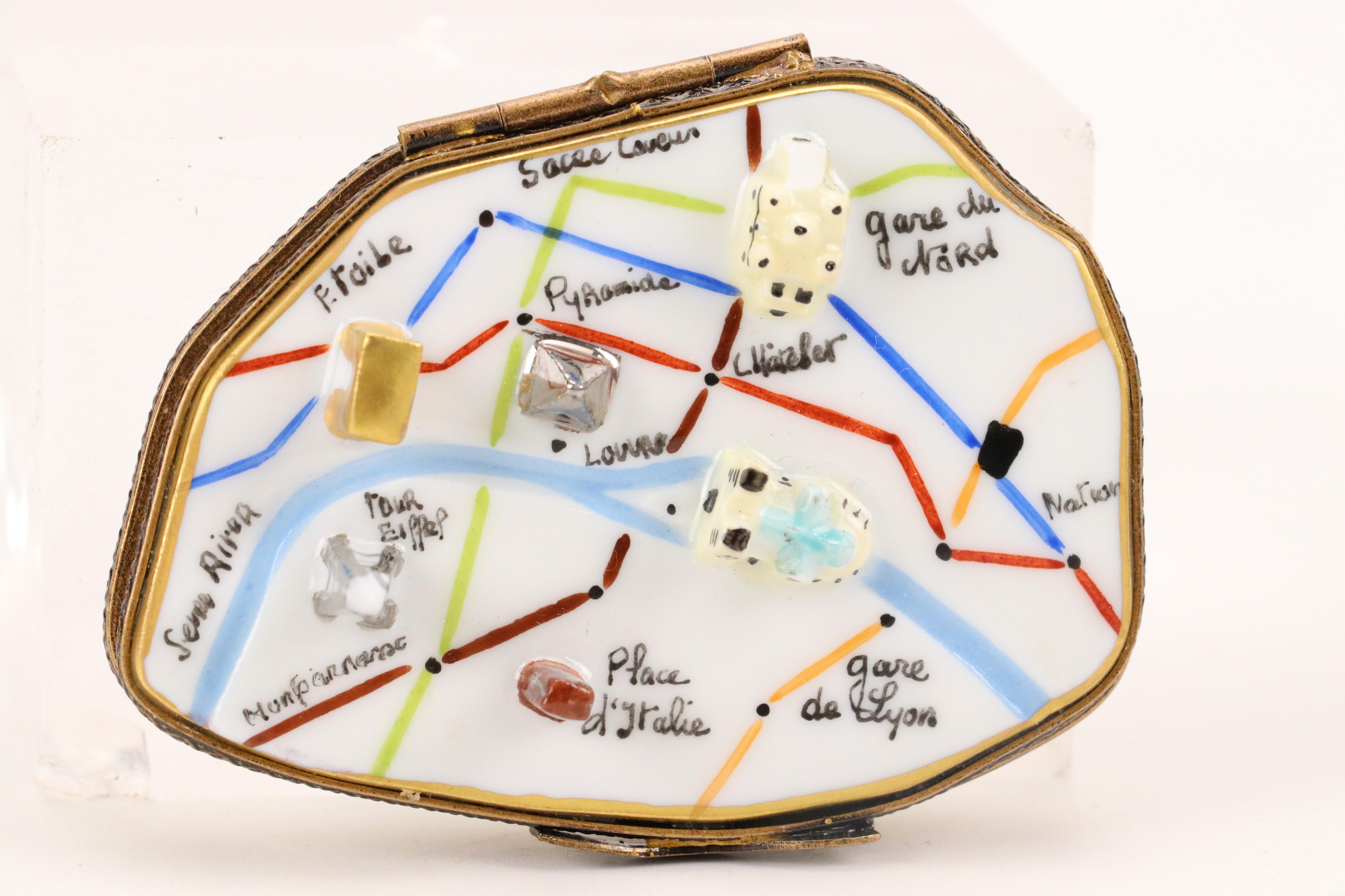 Porcelain Two-Tiered Hinged Box with Other Porcelain Hinged Box and Vase