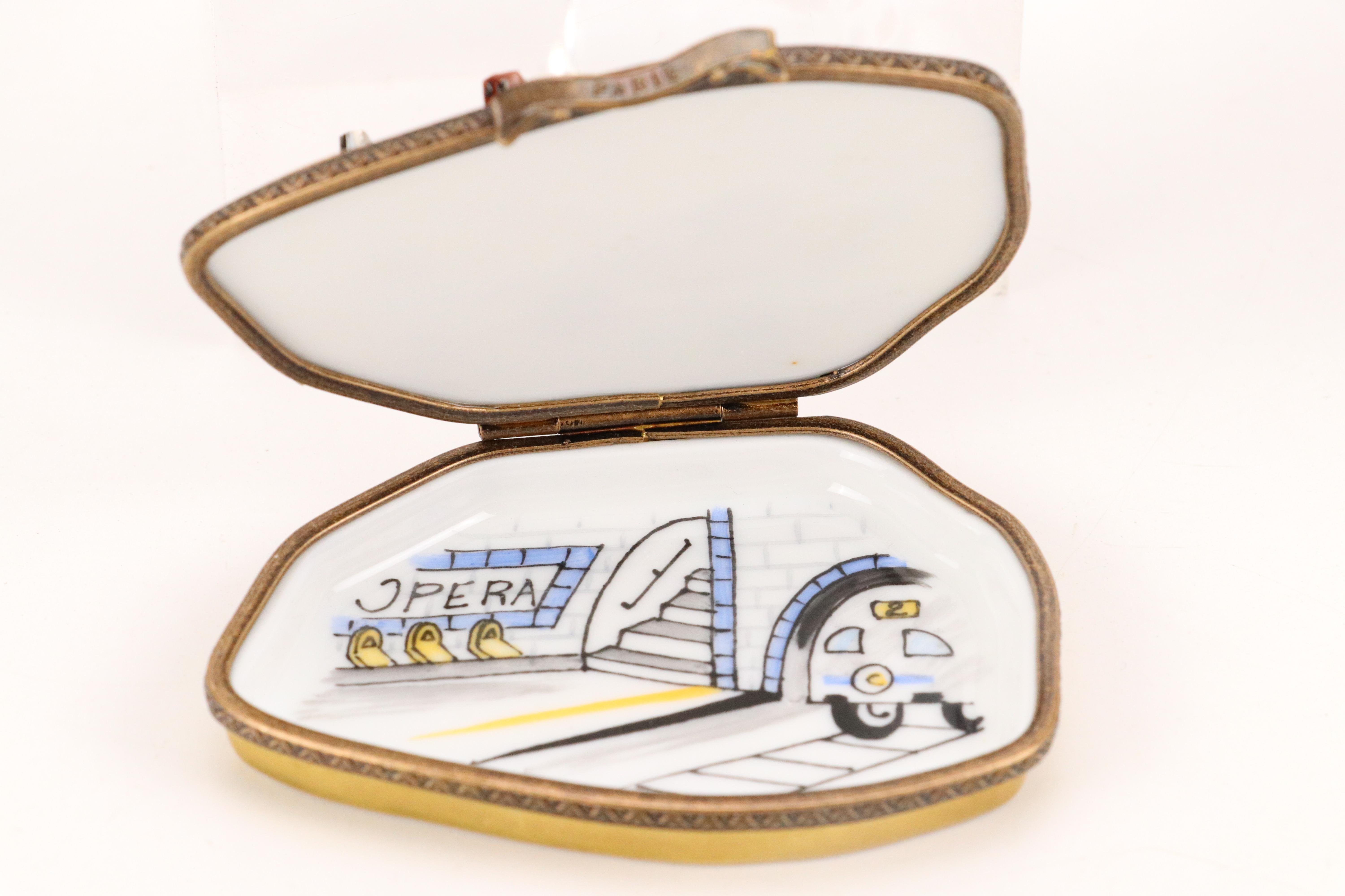 Porcelain Two-Tiered Hinged Box with Other Porcelain Hinged Box and Vase