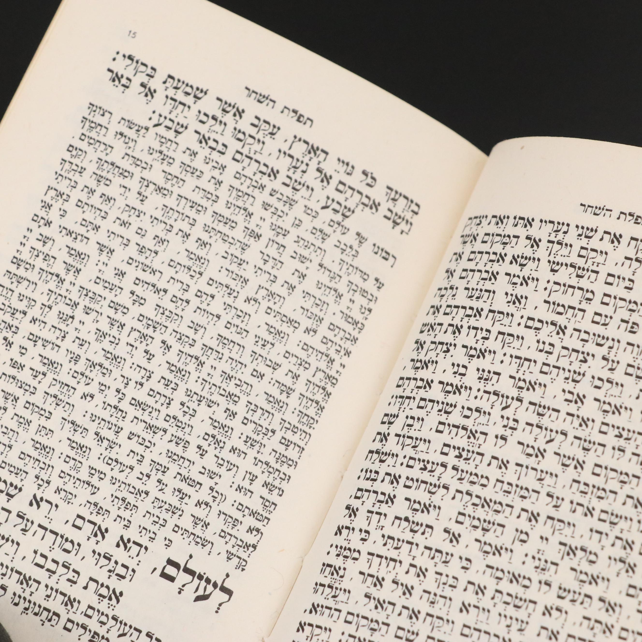 Hebrew "Siddur Avodat Israel" Prayer Book, 1973