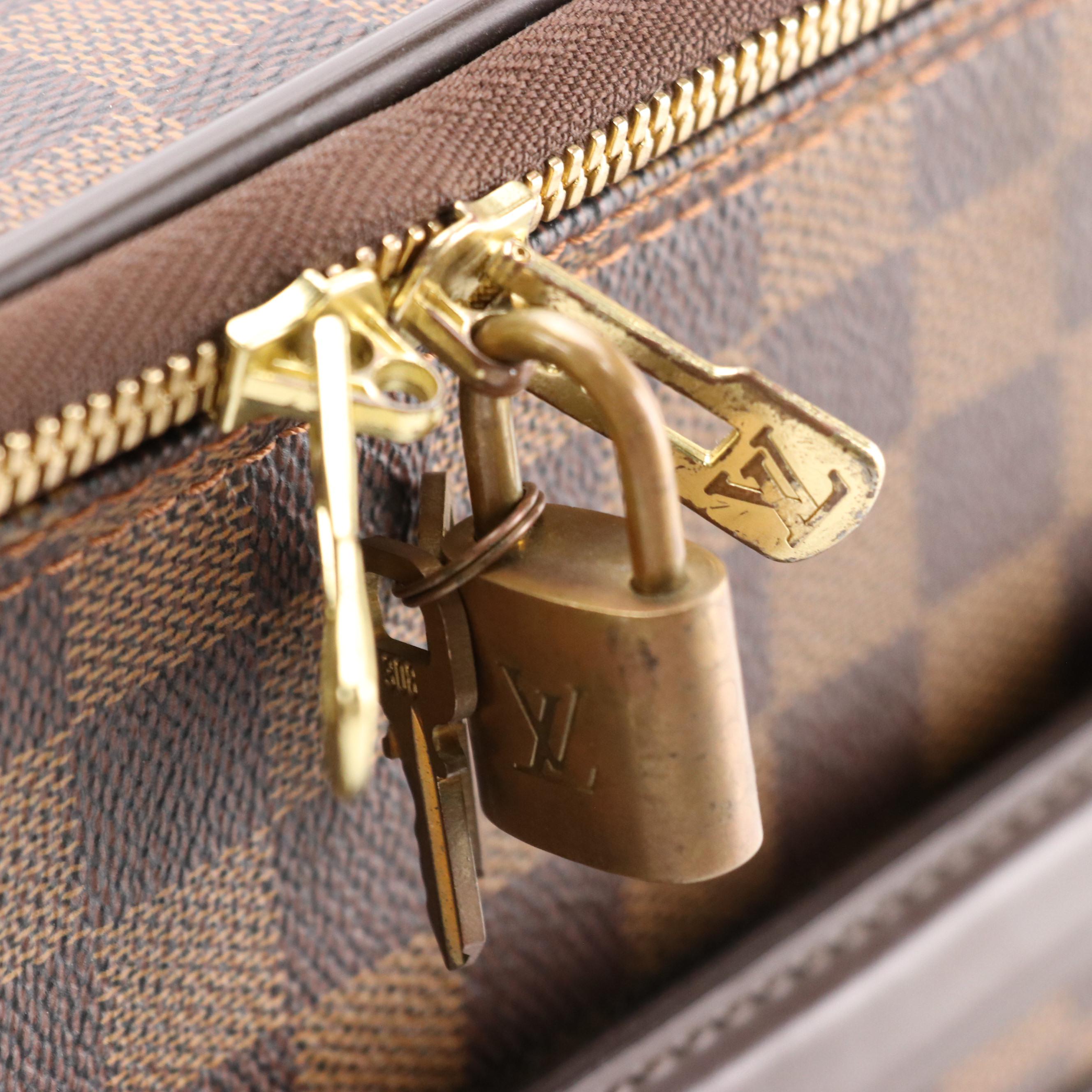 Louis Vuitton Pégase 55 Wheeled Suitcase in Damier Ébène Canvas