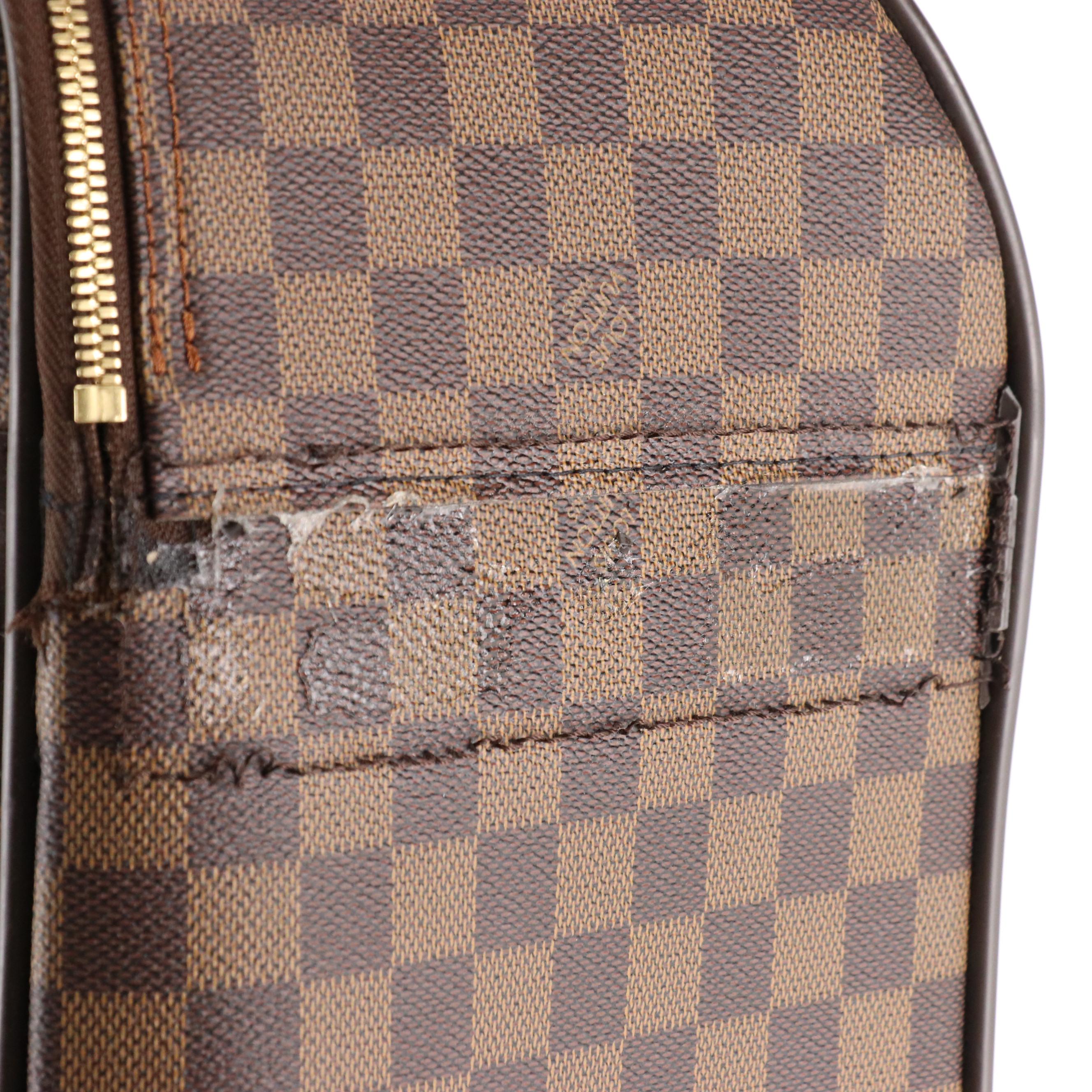Louis Vuitton Pégase 55 Wheeled Suitcase in Damier Ébène Canvas
