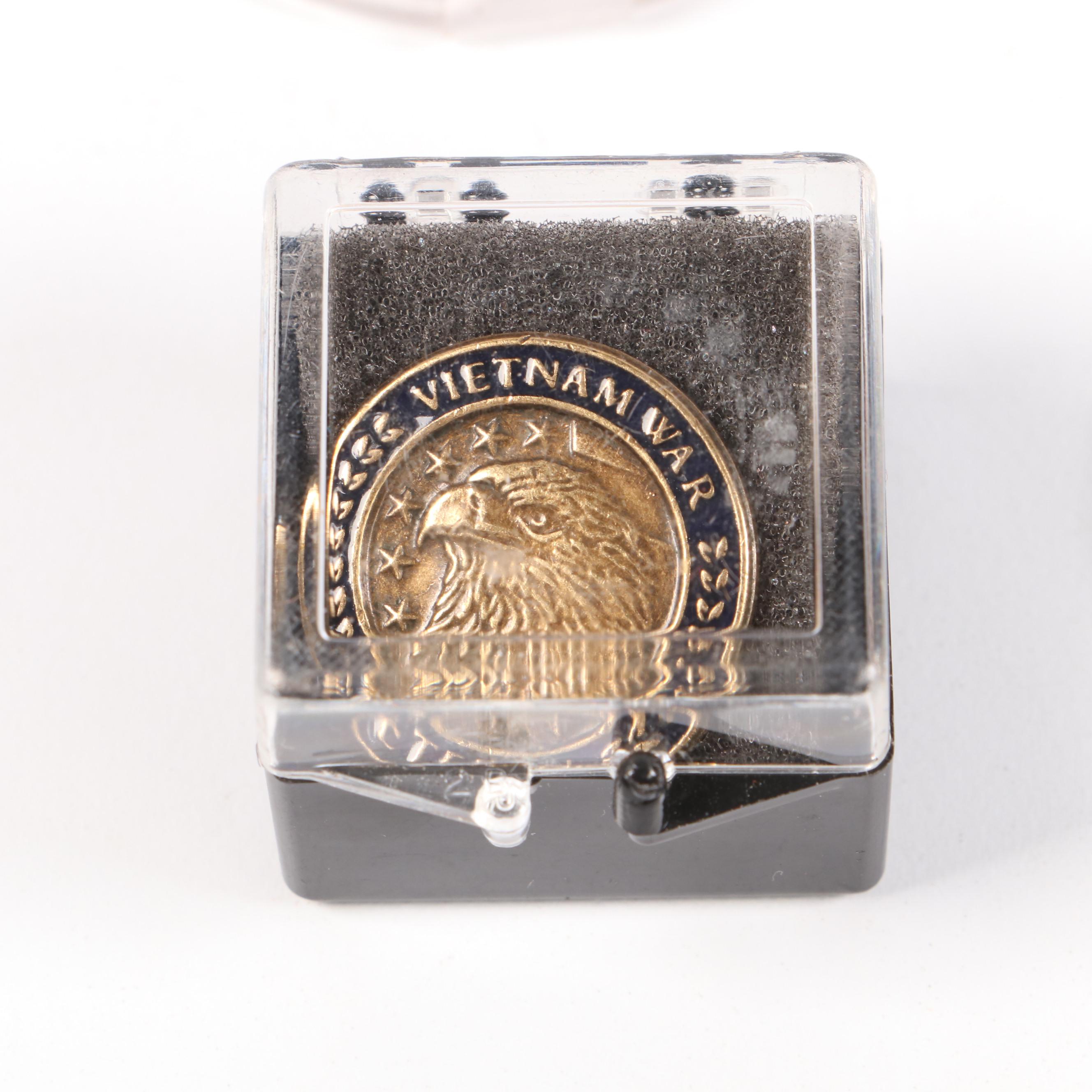 Korean War 50th Anniversary Service Medal with 9/11 and Other Tokens