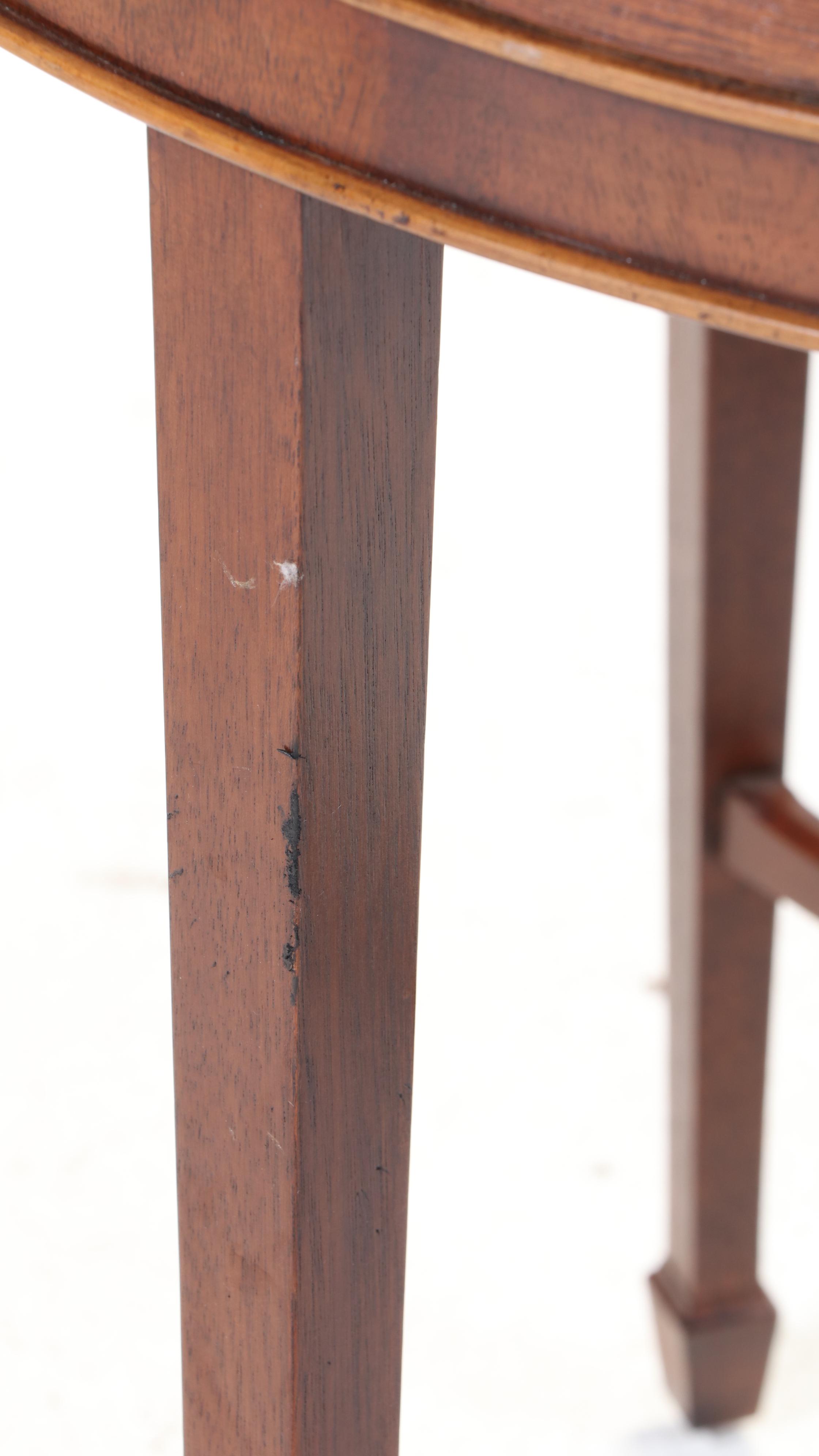 Pair of Baker Furniture Collector's Edition Mahogany Marquetry Top Tray Tables