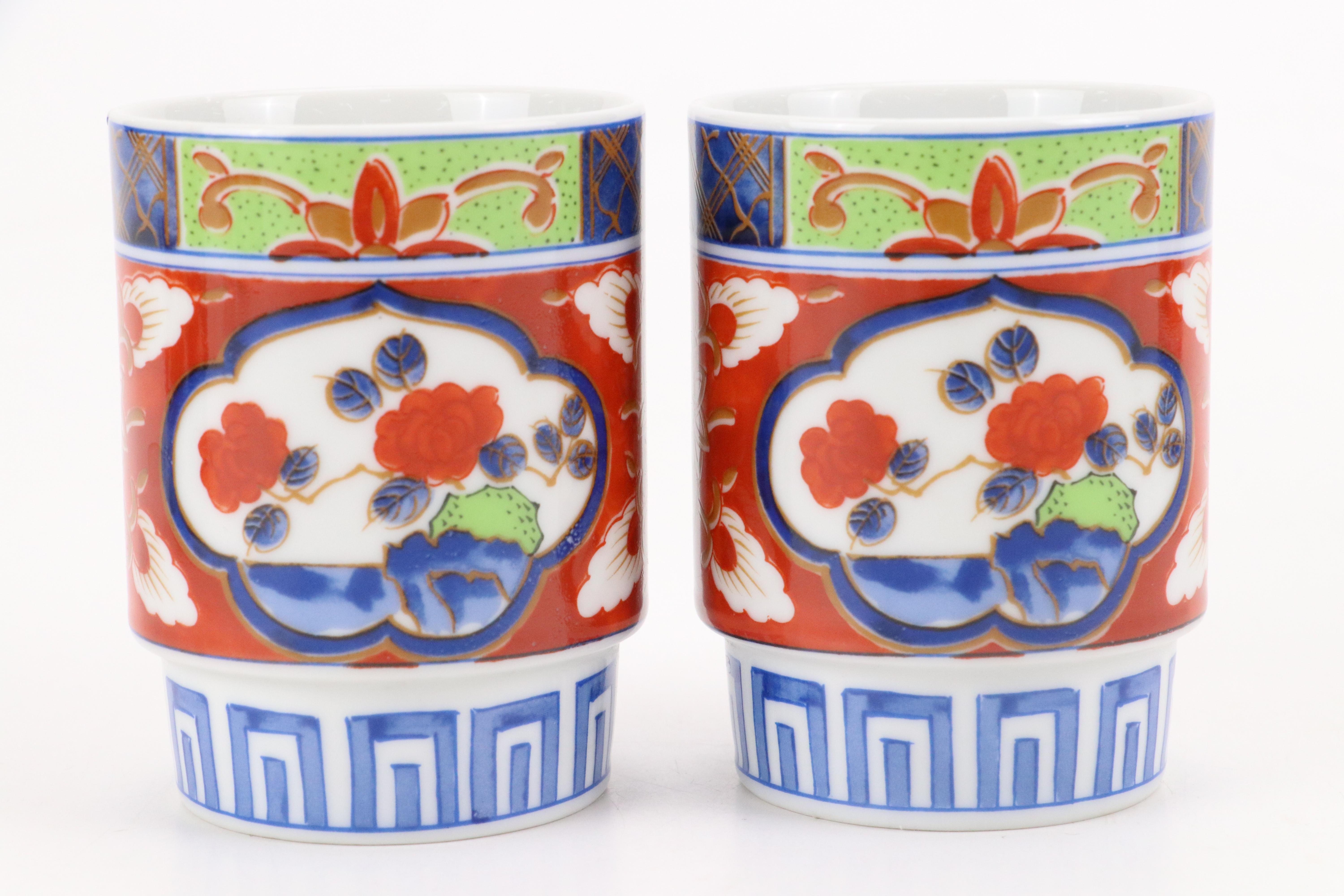 Japanese Takahashi "Imari" Porcelain Tea Service, Late 20th to Early 21st C.
