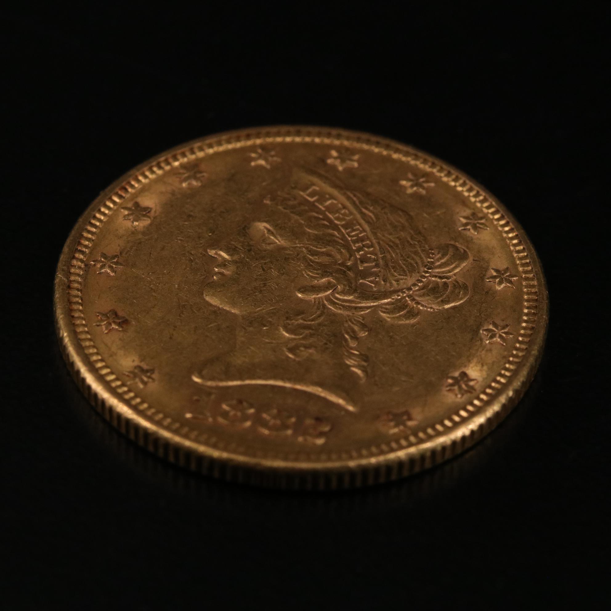 1882 Liberty Head $10 Gold Eagle